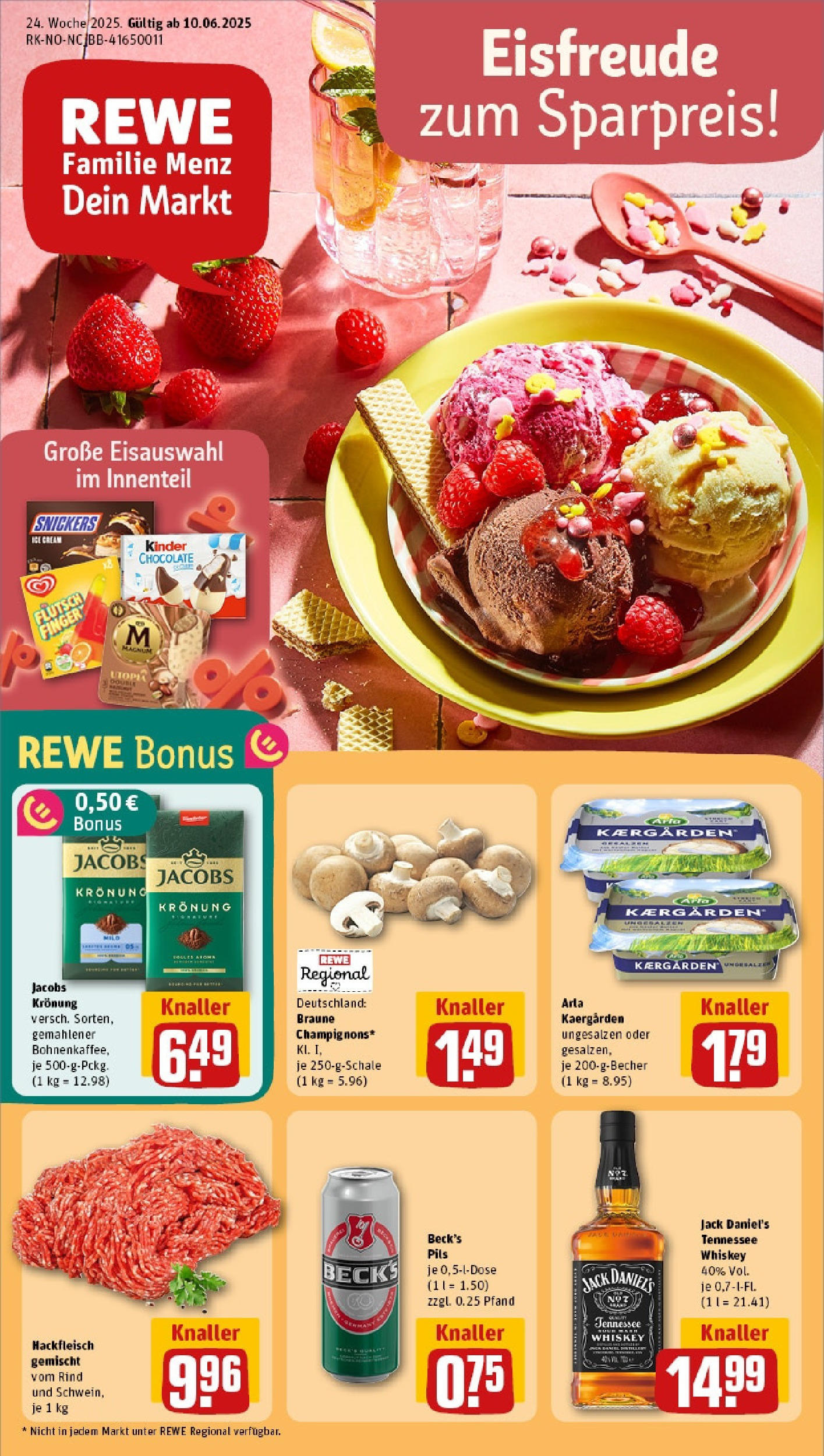 REWE Prospekt ab 08.06.2025 nächste Woche - Prospekt Hamburg	