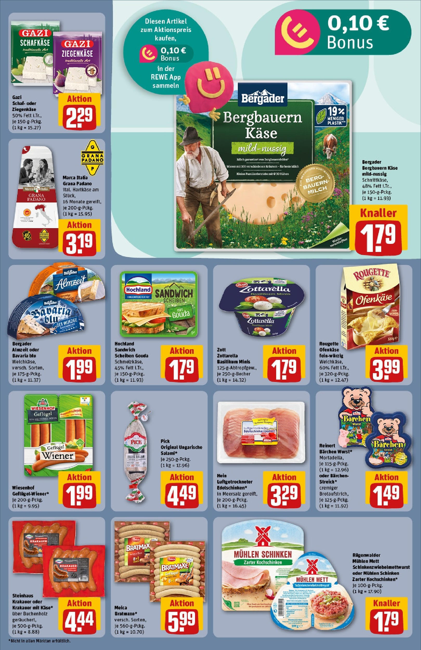 Rewe prospekt Chemnitz	 (ab 08.06.2025) zum Blättern » Angebote | Seite: 15 | Produkte: Gouda, Ziegenkäse, Wurst, Salami