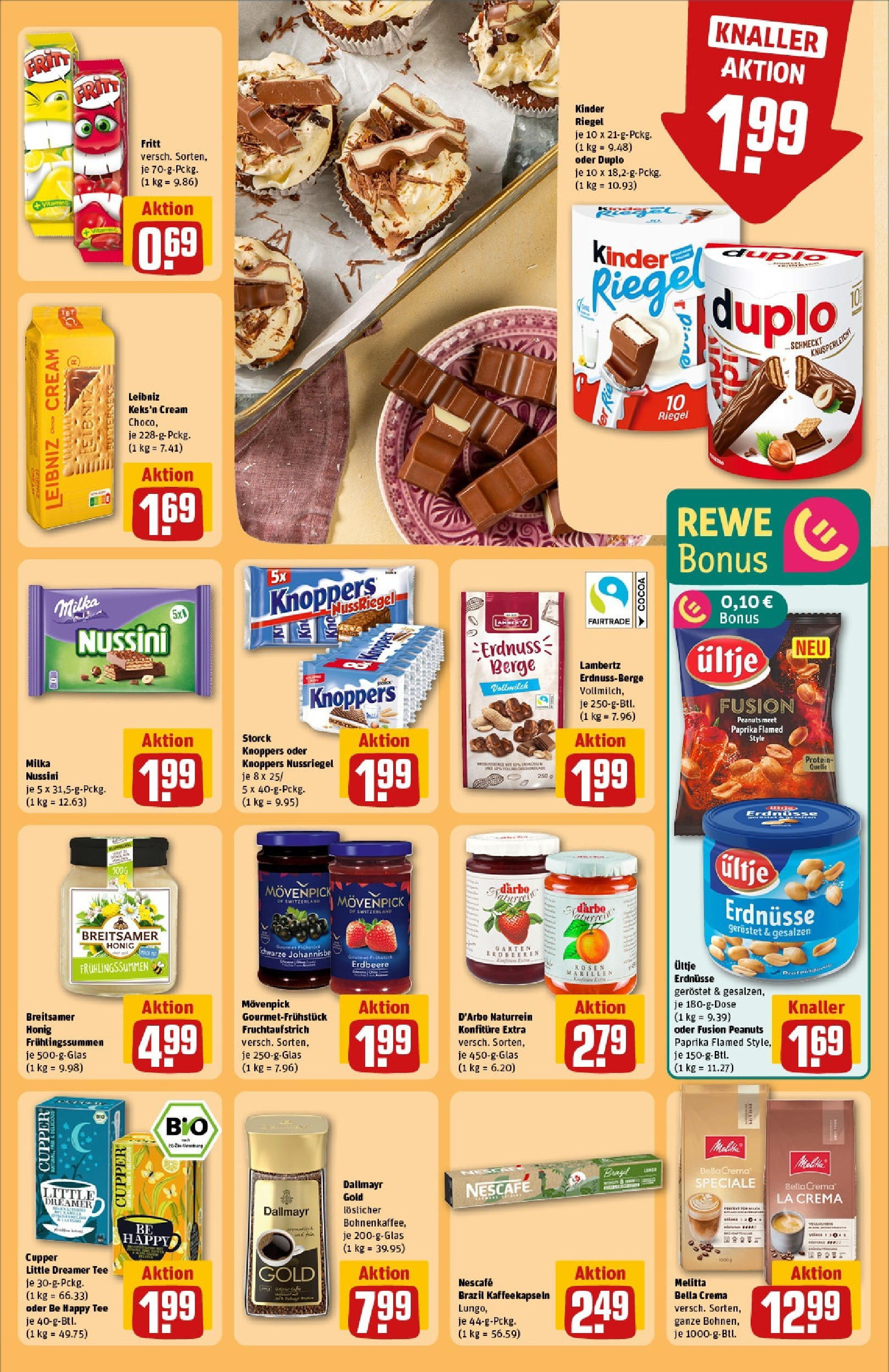 Rewe prospekt Chemnitz	 (ab 08.06.2025) zum Blättern » Angebote | Seite: 29 | Produkte: Milka, Dallmayr, Knoppers, Tee