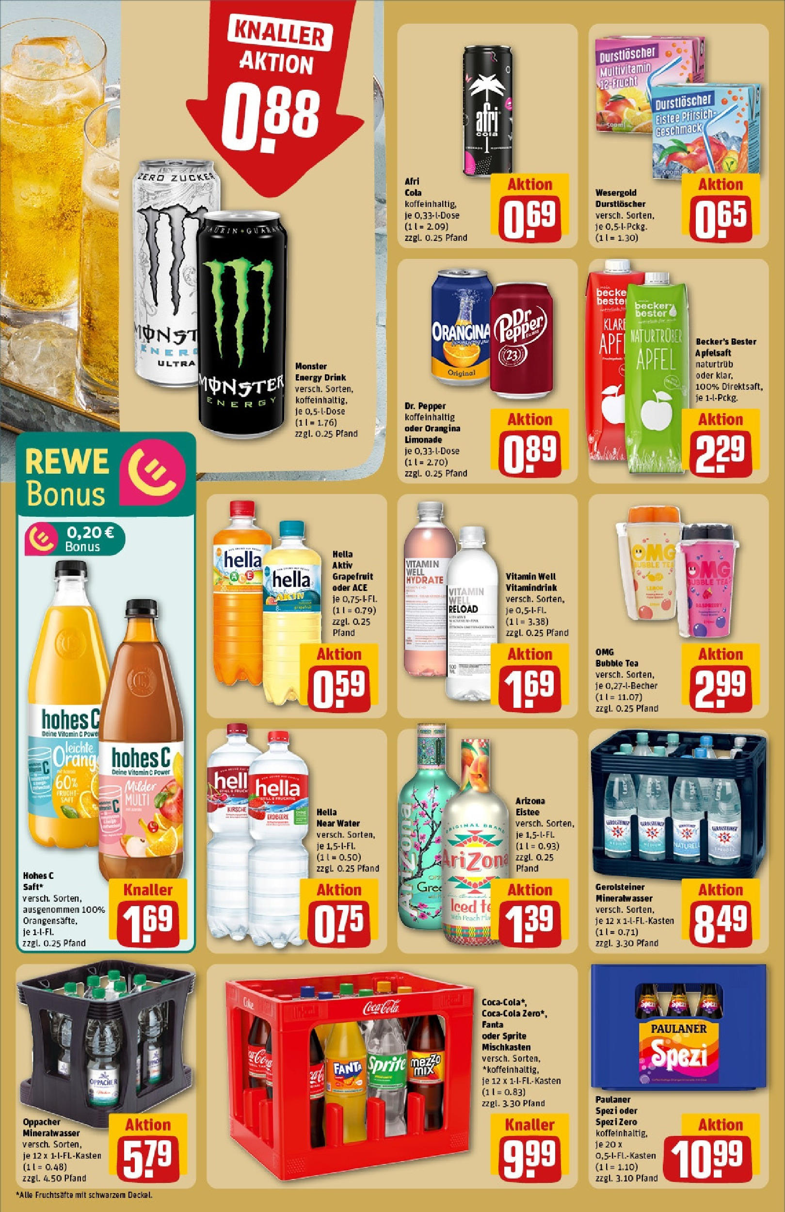 Rewe prospekt Chemnitz	 (ab 08.06.2025) zum Blättern » Angebote | Seite: 24 | Produkte: Energy, Apple, Paulaner, Gerolsteiner