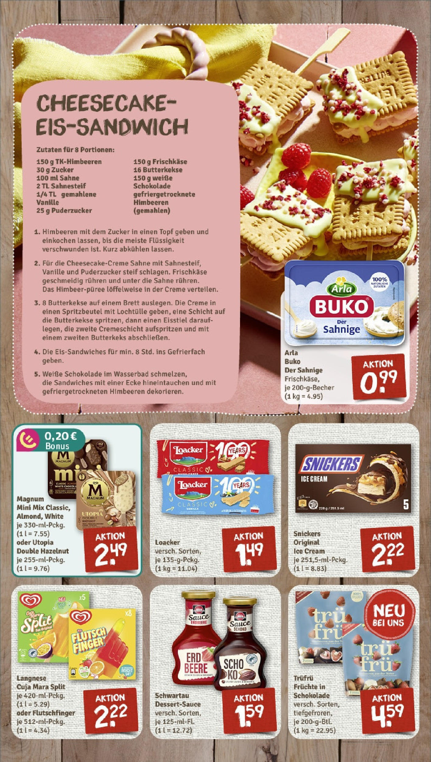 REWE Prospekt ab 08.06.2025 zum Blättern » Angebote | Seite: 2 | Produkte: Creme, Zucker, Sahne, Frischkase