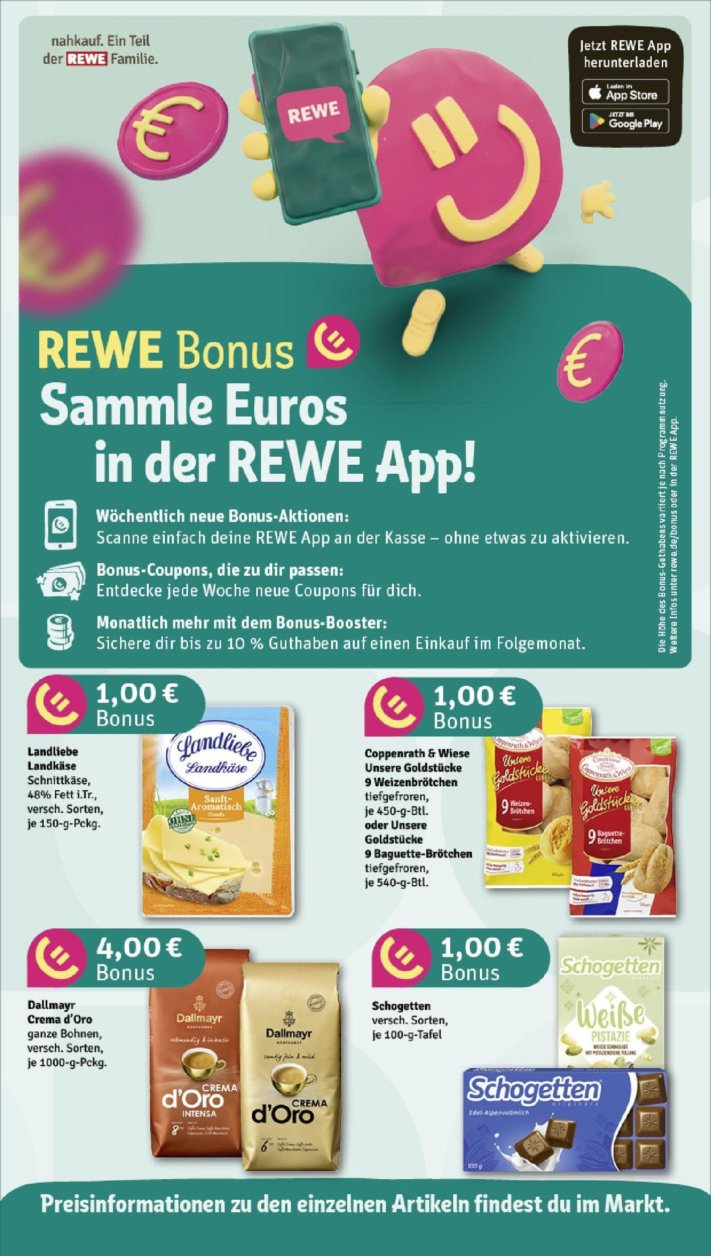 REWE Prospekt ab 08.06.2025 zum Blättern » Angebote | Seite: 4 | Produkte: Dallmayr, Schogetten