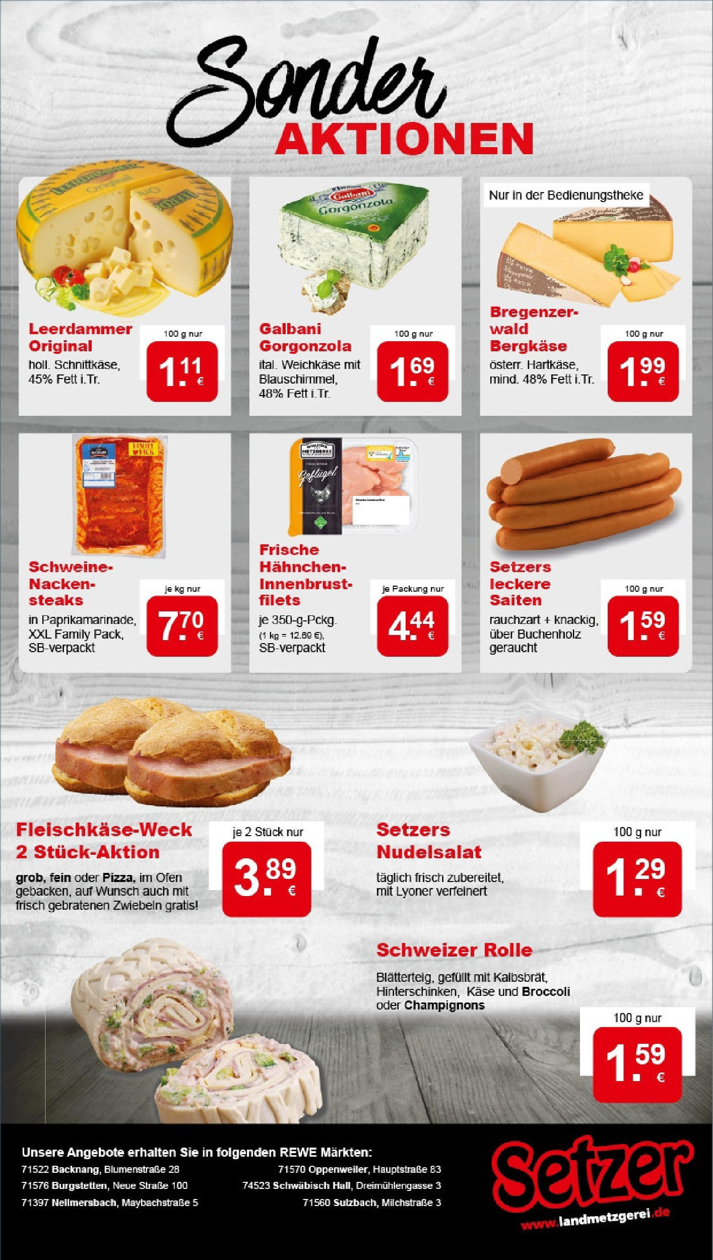 REWE Prospekt ab 08.06.2025 zum Blättern » Angebote | Seite: 9 | Produkte: Hahnchen, Käse, Zwiebeln, Pasta