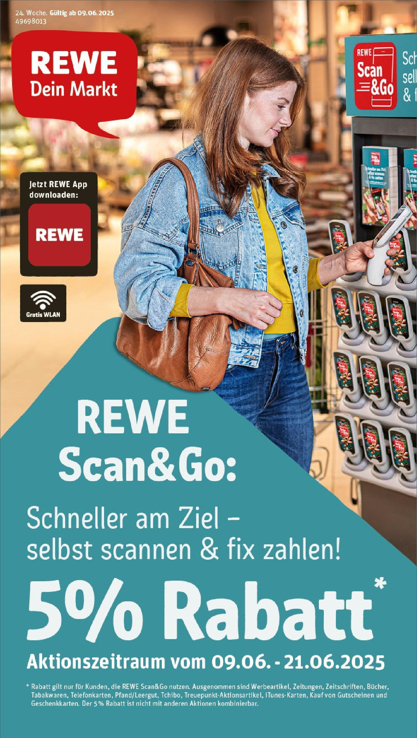 REWE Prospekt ab 08.06.2025 nächste Woche - Prospekt Bad Salzuflen Vorschau von dem Prospekt des Geschäftes Rewe, gültig ab dem 08.06.2025