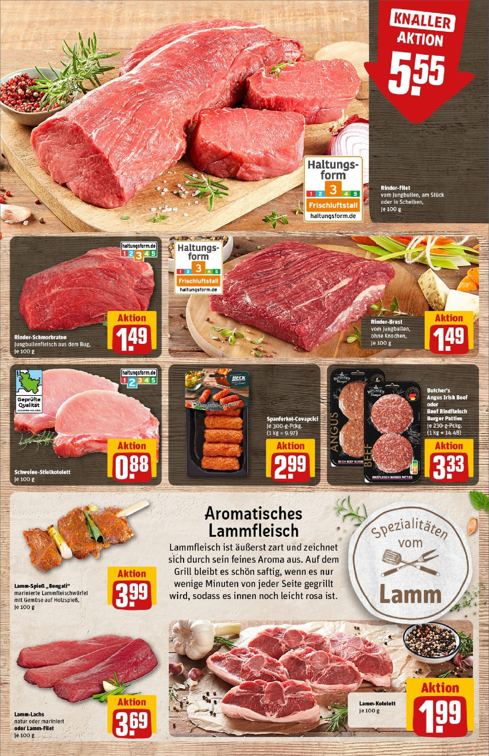 REWE Prospekt ab 08.06.2025 zum Blättern » Angebote | Seite: 9 | Produkte: Grill, Rinderfilet, Burger, Rindfleisch