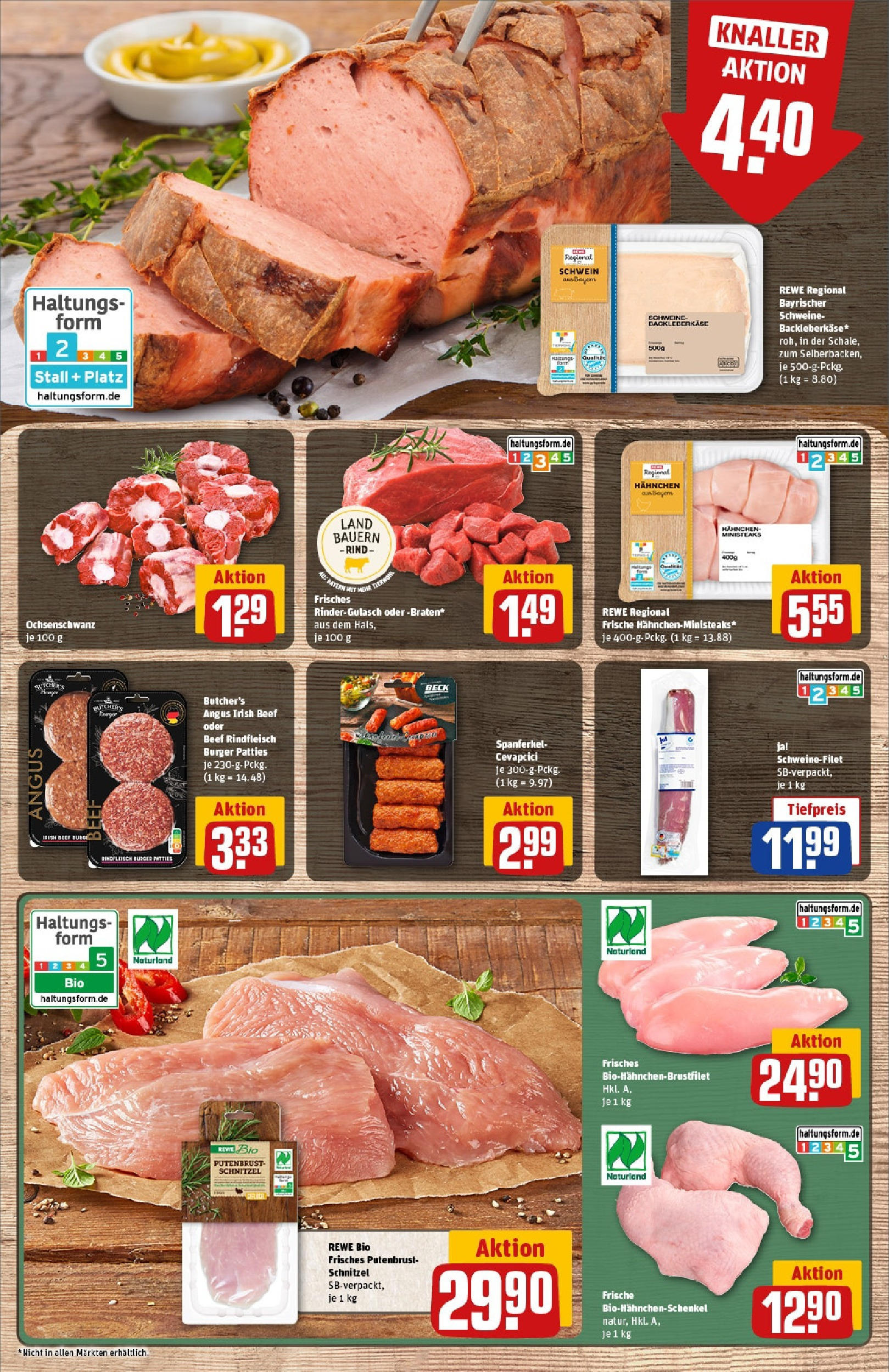 REWE Prospekt ab 08.06.2025 zum Blättern » Angebote | Seite: 9 | Produkte: Hahnchen, Cevapcici, Burger, Rindfleisch