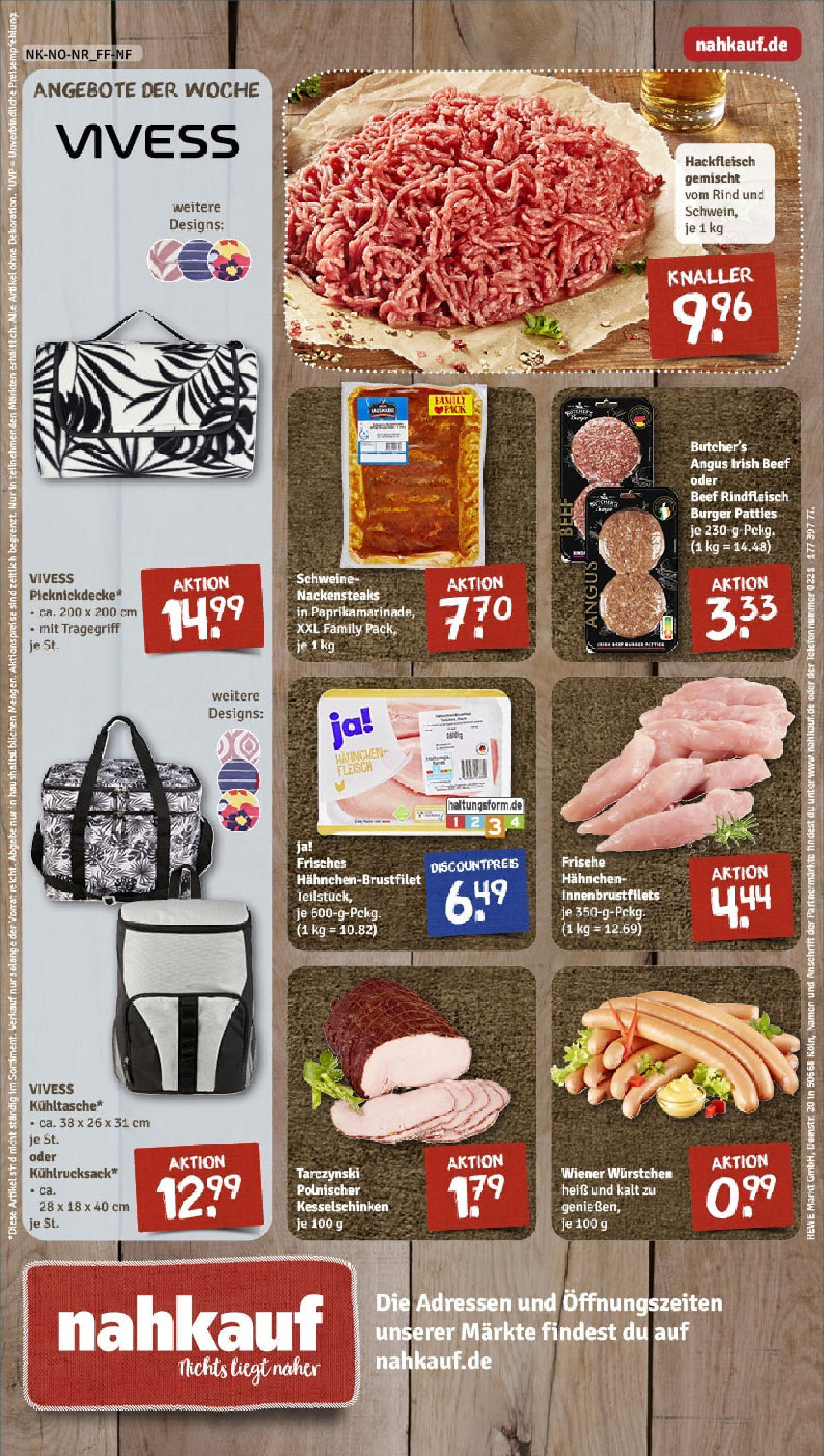 REWE Prospekt ab 08.06.2025 zum Blättern » Angebote | Seite: 8 | Produkte: Hahnchen, Rindfleisch, Fleisch, Telefon