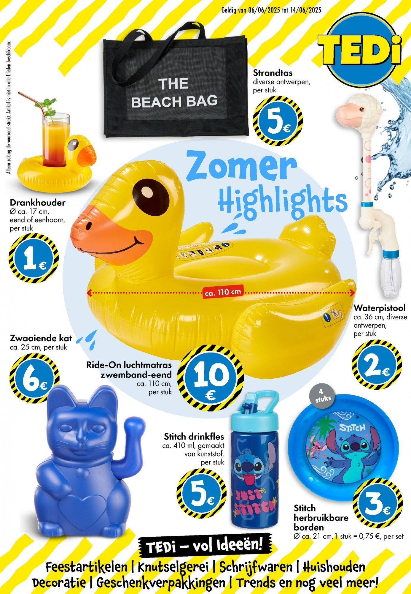 TEDi shop TEDi folder tot 14.06.2025 geldig vanaf 04/06/2025 - Paginanummer 1 Voorbeeld van TEDi folder tot 14.06.2025 van winkel TEDi geldig vanaf 04/06/2025