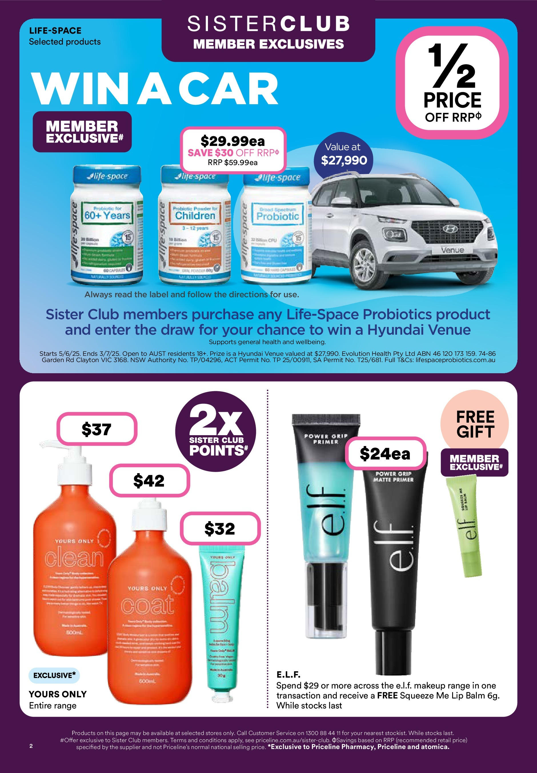 Priceline Pharmacy  Catalogue  - 04/06/2025 > weekly / monthly specials | Page: 3 | Products: Pileća prsa, Dairy, Treatment, Tablets