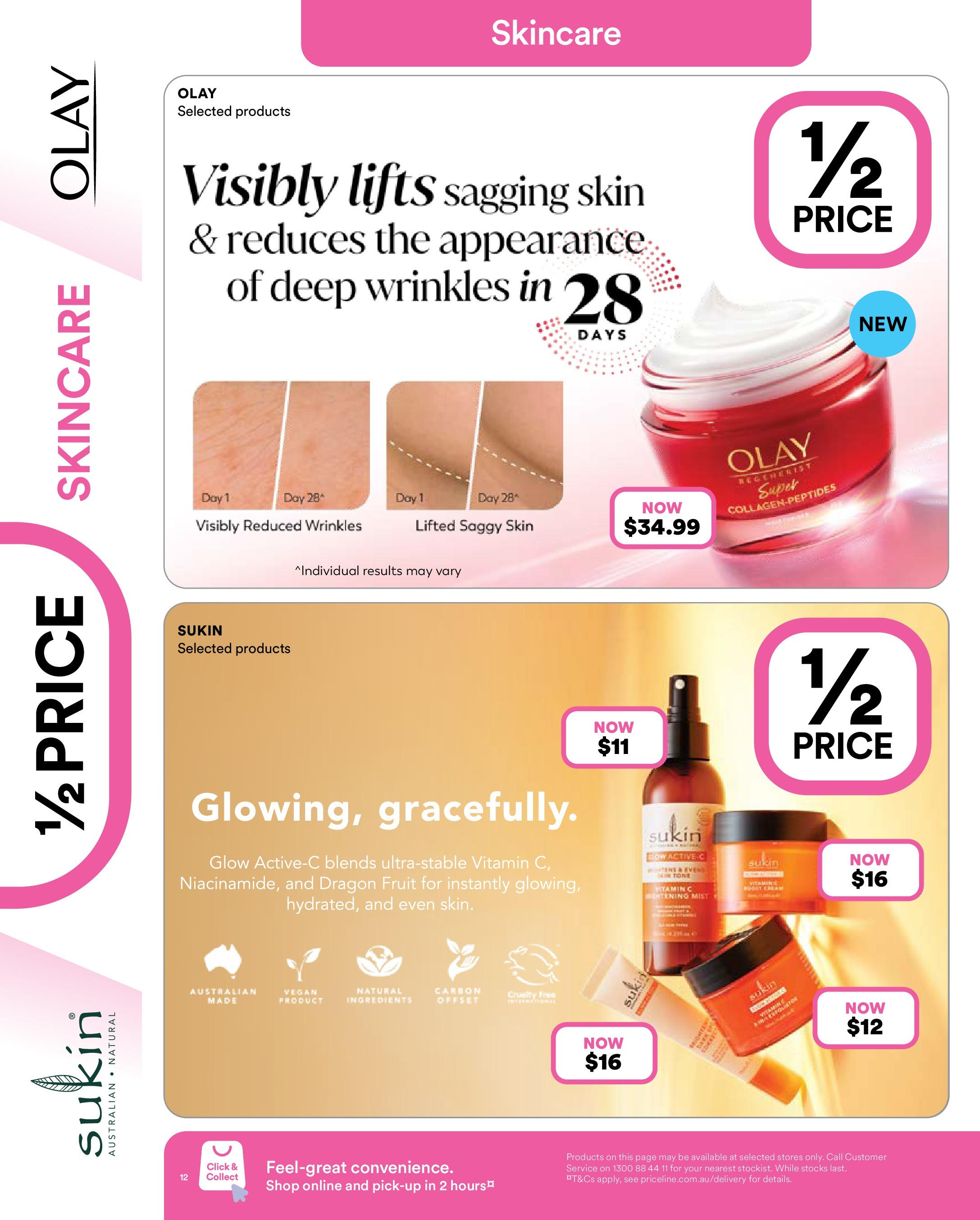 Priceline Pharmacy  Catalogue  - 04/06/2025 > weekly / monthly specials | Page: 13 | Products: Moisturiser, Lemon, Lip care, Svinjski but