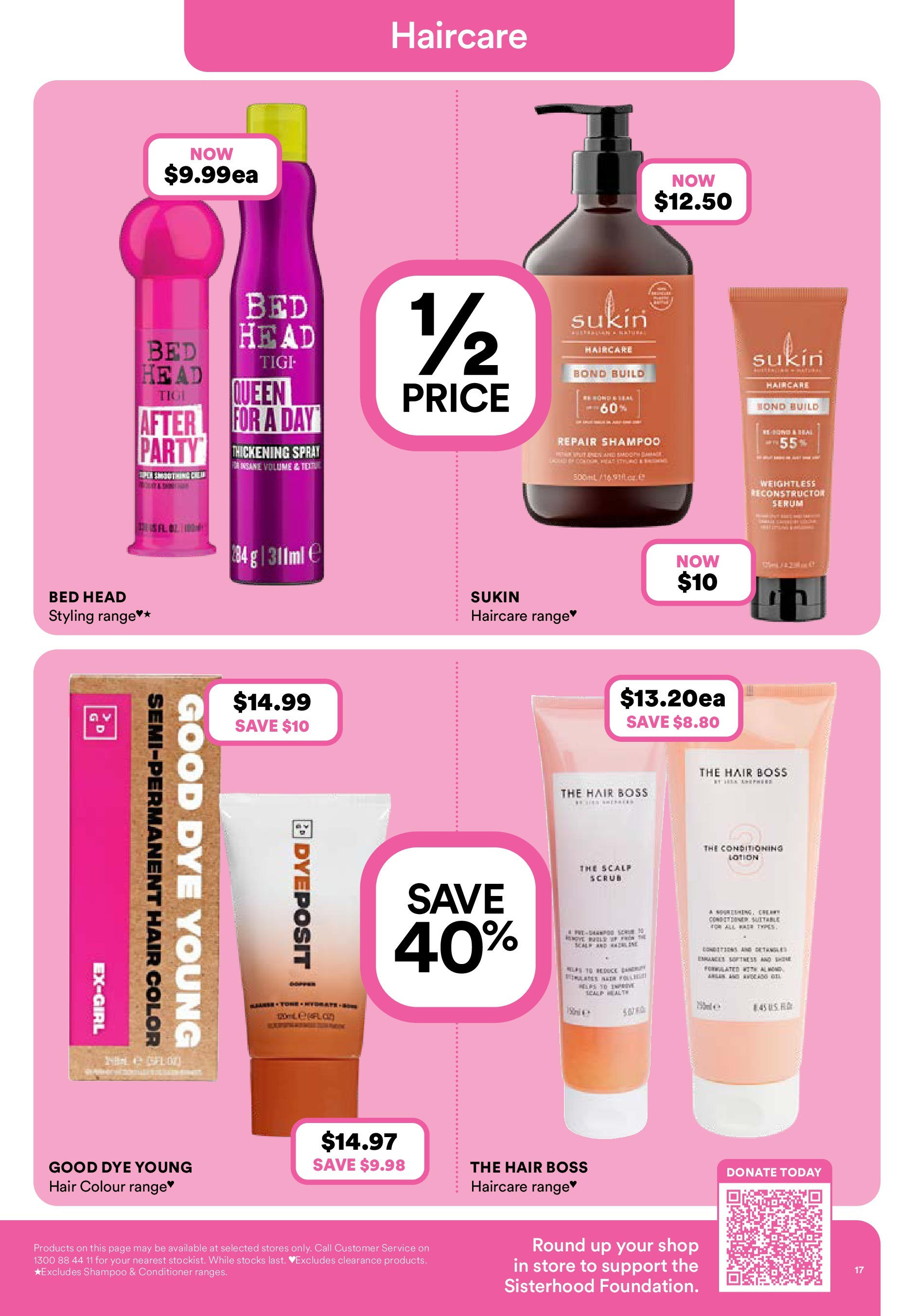 Priceline Pharmacy  Catalogue  - 04/06/2025 > weekly / monthly specials | Page: 18 | Products: Powder, Highlighter, Hair colour, Cream