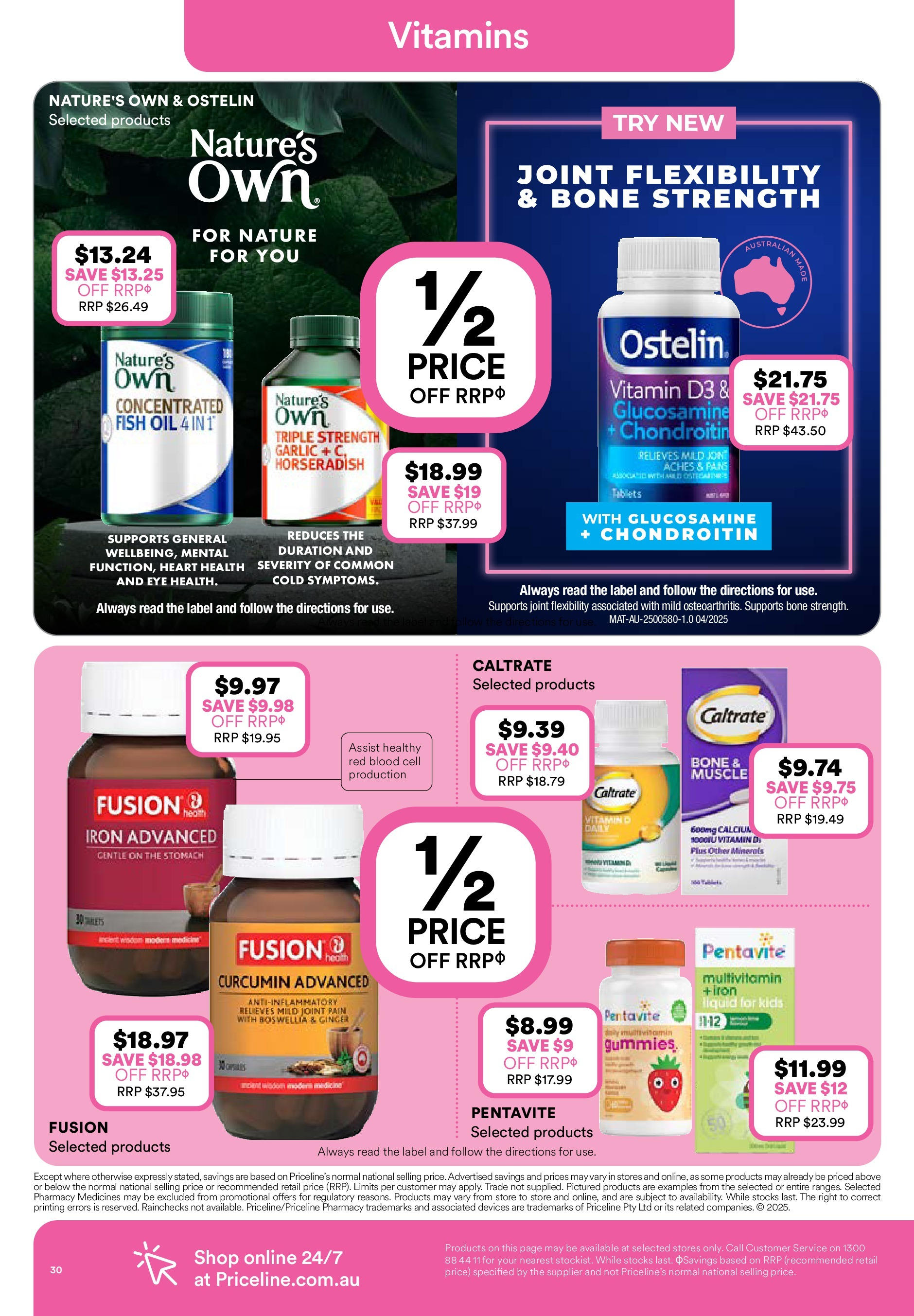 Priceline Pharmacy  Catalogue  - 04/06/2025 > weekly / monthly specials | Page: 31 | Products: Sac isotherme, Collagen, Tablets, Vitamin