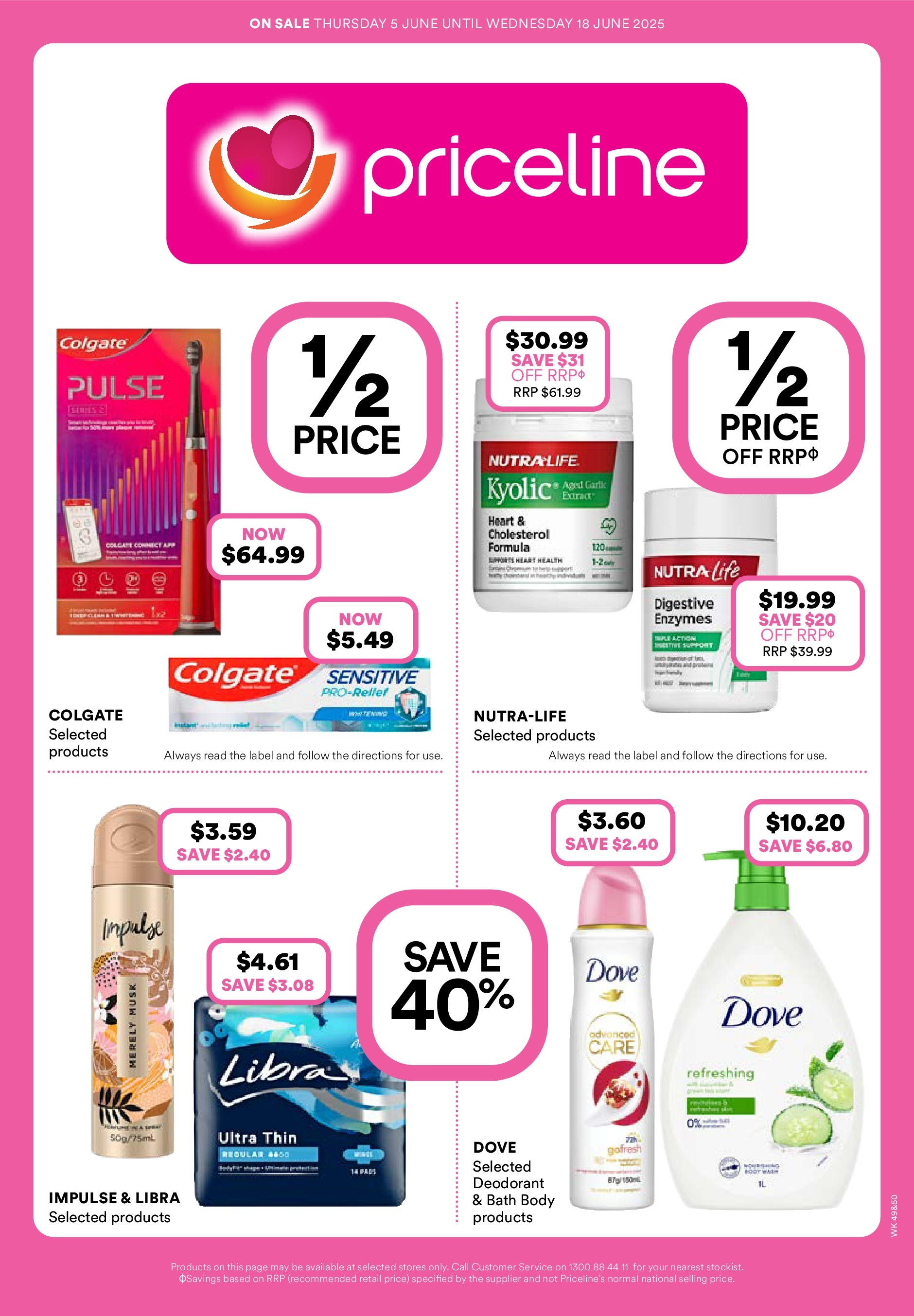 Priceline Pharmacy  Catalogue  - 04/06/2025 > weekly / monthly specials | Page: 38