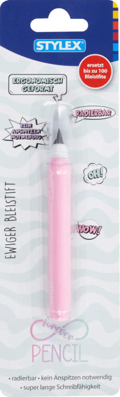 Stylex Bleistift unendlich, rosa (23x24,5x28 cm)