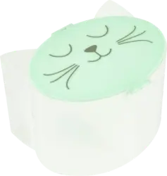 Stylex Pinselbecher Katze, mint (9,3x8,5x7 cm)