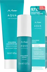 M. Asam Gesichtspflegeset Aqua Intense Hyaluron 2tlg, Gesichtsserum + Reinigungsgel