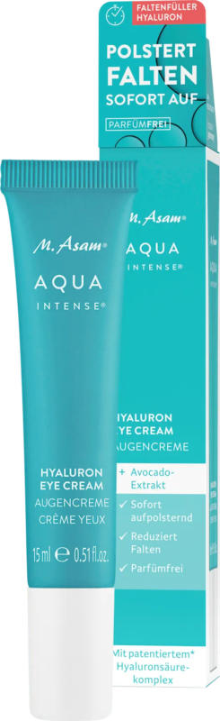 M. Asam Gesichtspflegeset Aqua Intense Hyaluron 2tlg, Augencreme + Reinigungsgel
