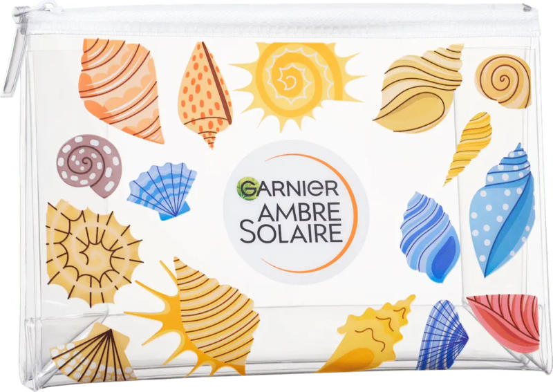 Garnier Ambre Solaire Bikini Tasche mit Muschelmotiv