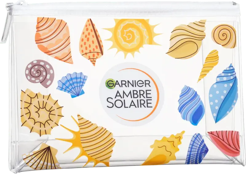 Garnier Ambre Solaire Bikini Tasche mit Muschelmotiv