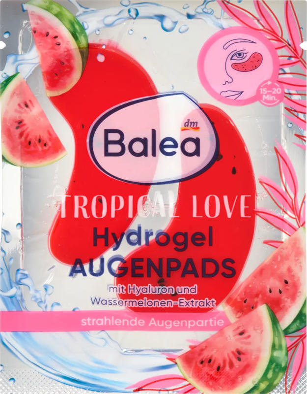 Balea Augenpads Tropical Love Wassermelone (1 Paar)