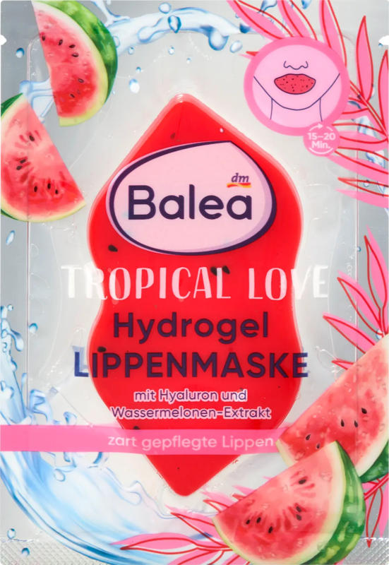 Balea Lippenmaske Tropical Love Wassermelone