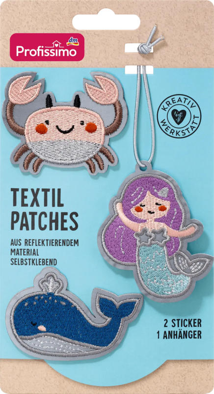 dm home Patches aus Textil Unterwasser, selbstklebend/reflektierend