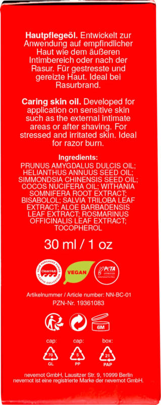 nevernot Körperöl SOS Skin Oil