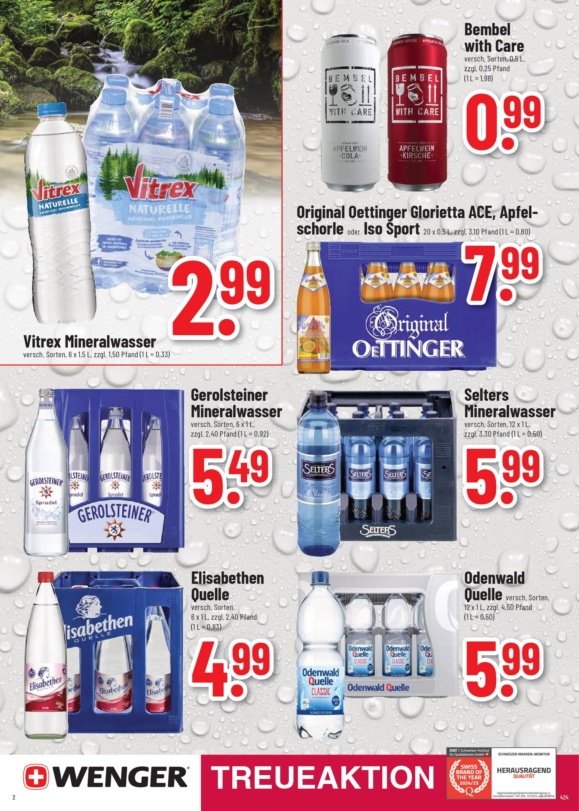 Trinkgut prospekt Worms	 (ab 08.06.2025) » Angebote online | Seite: 2 | Produkte: Top, Äpfel, Mineralwasser, Gerolsteiner