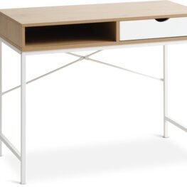 JYSK Birou TRAPPEDAL 48x95 1 sertar stejar/alb
