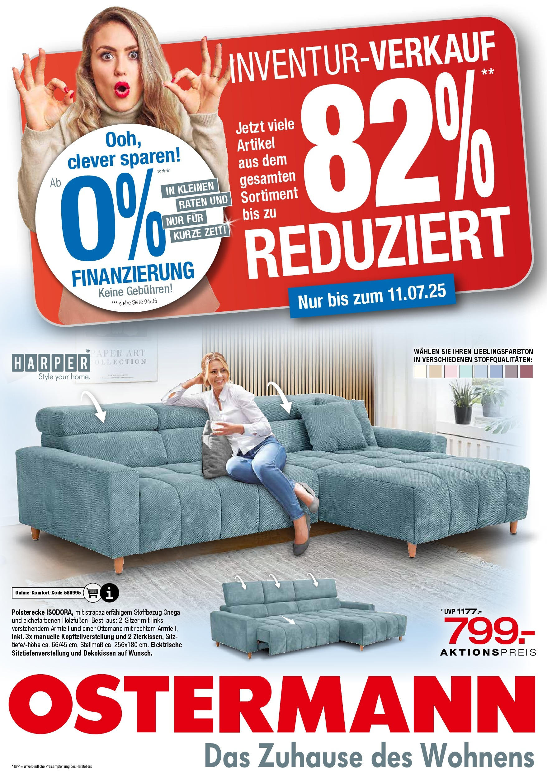 Ostermann - Möbel Ostermann: Neue Möbel wirken Wunder. (ab 13.06.2025) zum Blättern | Seite: 12
