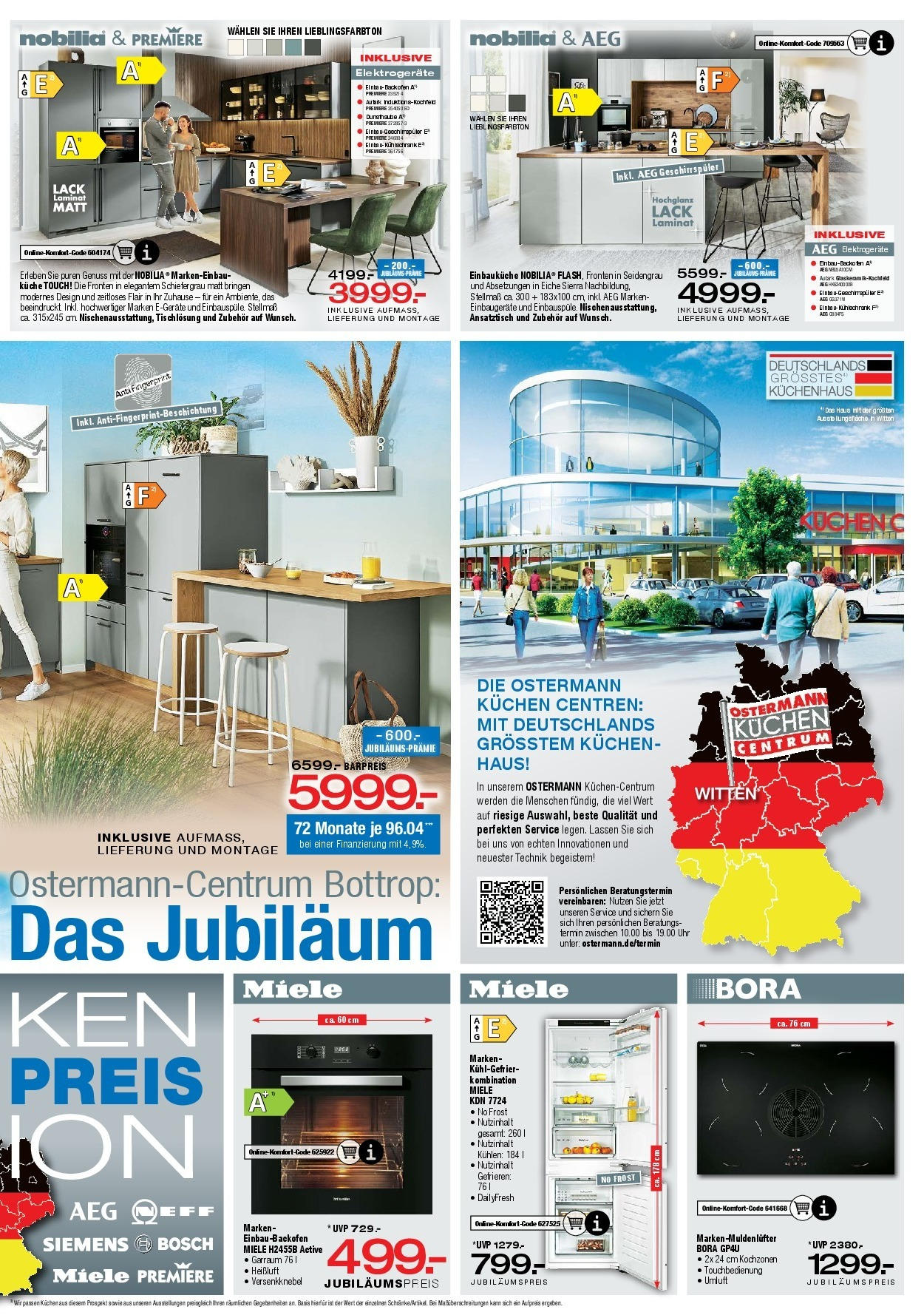 Ostermann - Möbel Ostermann: Neue Möbel wirken Wunder. (ab 13.06.2025) zum Blättern | Seite: 4 | Produkte: Bosch, Einbauküche, Küche, Kuchen