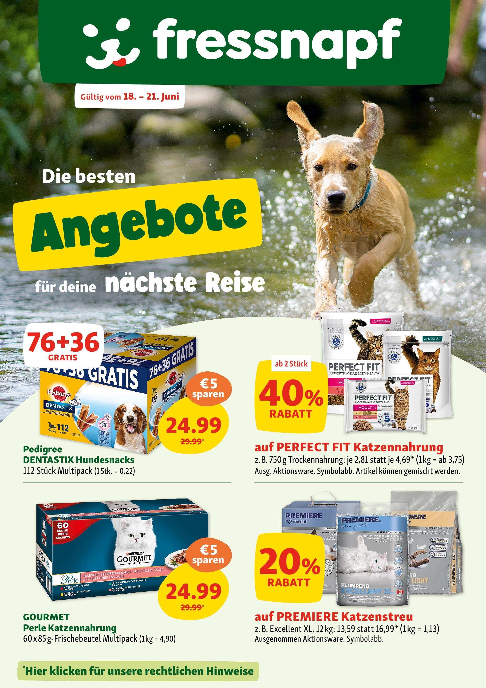 Fressnapf - Fressnapf Angebote 18.06. bis 21.06. von 17.06.2025 - Aktuelle Angebote | Seite: 1