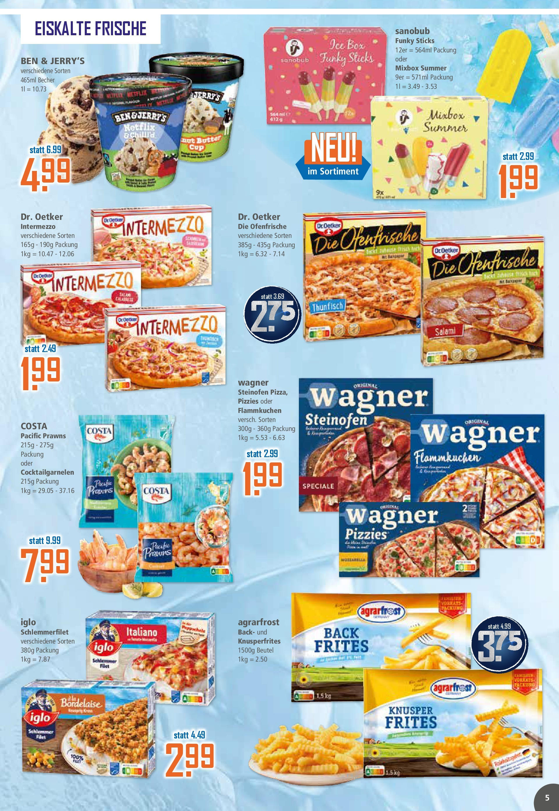 Klaas & Kock - K+K: Wochenangebote (ab 16.06.2025) zum Blättern | Seite: 5 | Produkte: Butter, Ofenfrische, Ben & Jerry's, Pizza