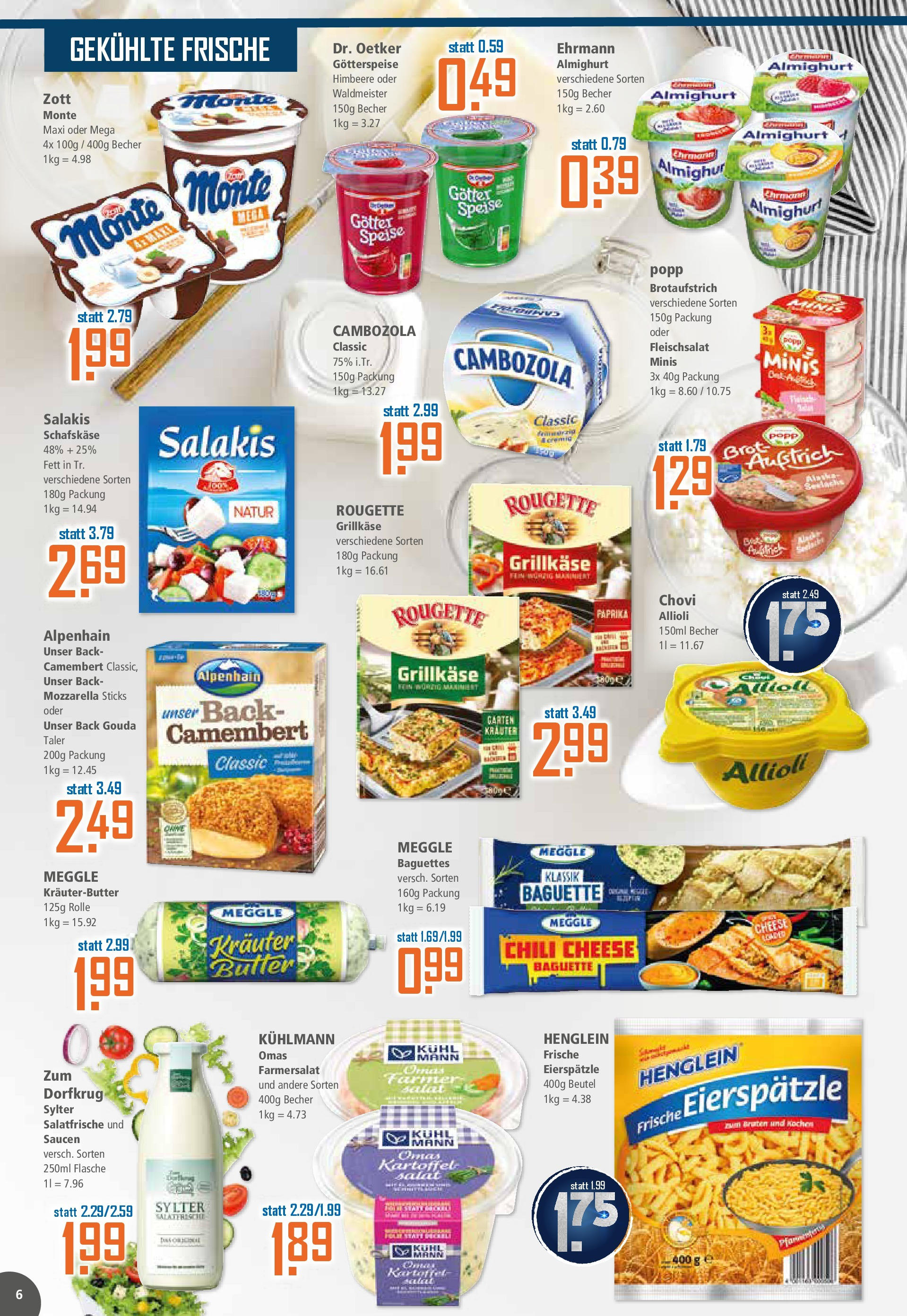 Klaas & Kock - K+K: Wochenangebote (ab 16.06.2025) zum Blättern | Seite: 6 | Produkte: Gouda, Paprika, Himbeere, Brot