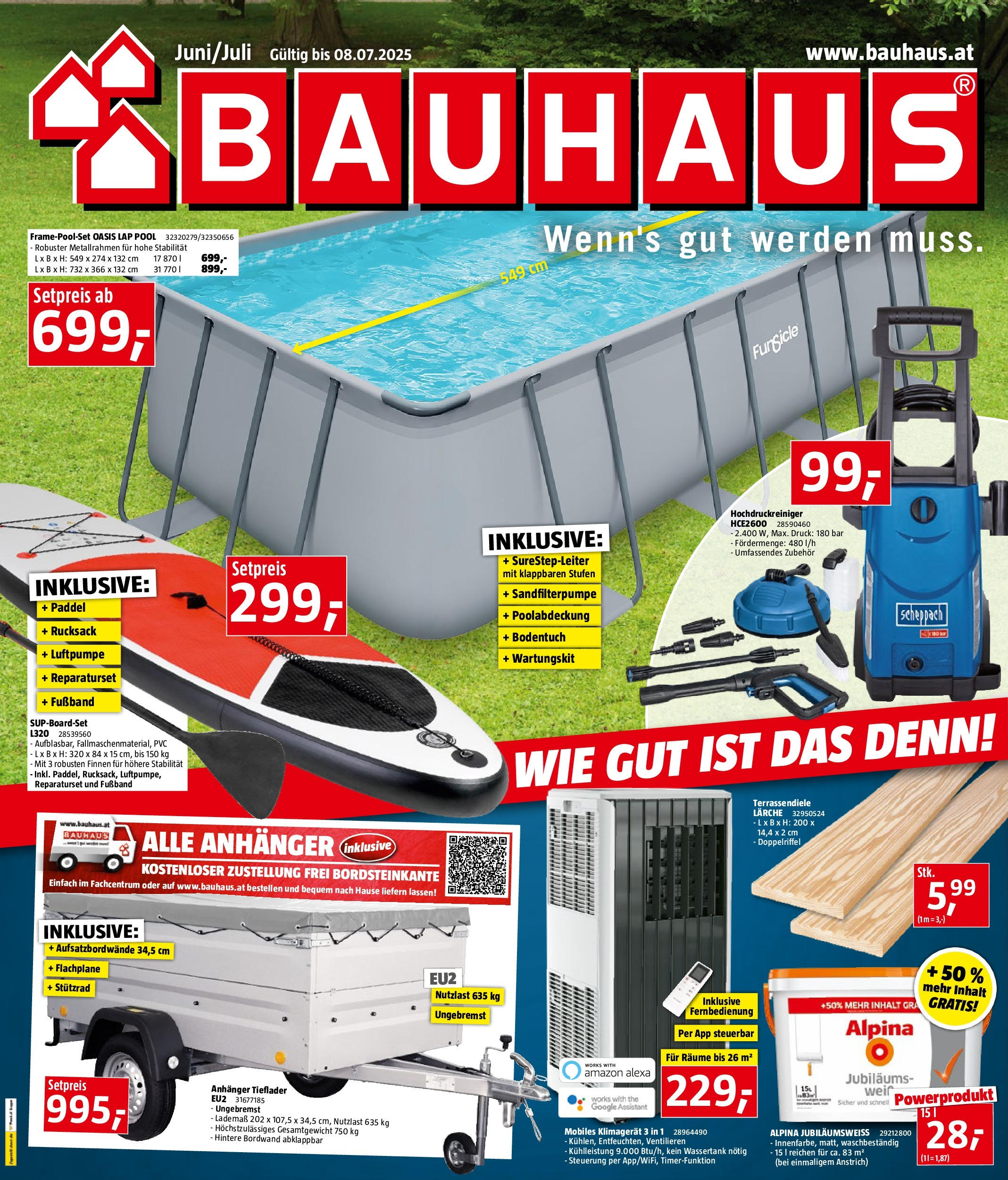 Bauhaus Prospekt aktuell von 17.06.2025 - Aktuelle Angebote | Seite: 1 | Produkte: Rucksack