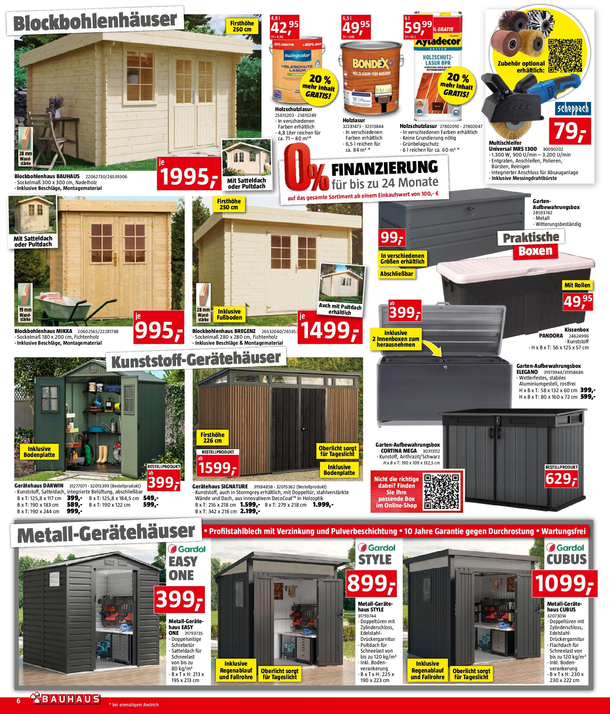 Bauhaus Prospekt aktuell von 17.06.2025 - Aktuelle Angebote | Seite: 6 | Produkte: Box
