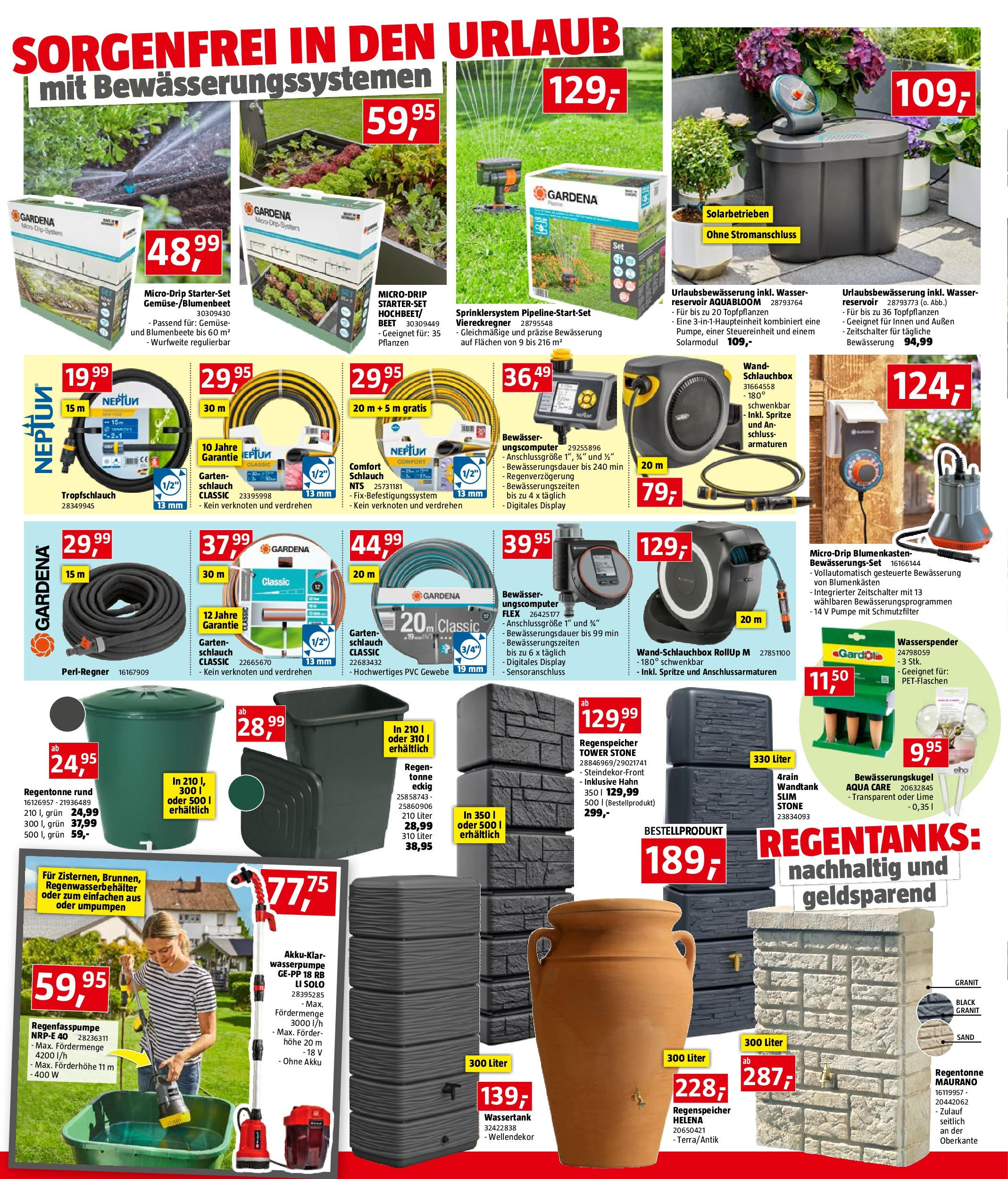 Bauhaus Prospekt aktuell von 17.06.2025 - Aktuelle Angebote | Seite: 10 | Produkte: Wasser, Gemüse