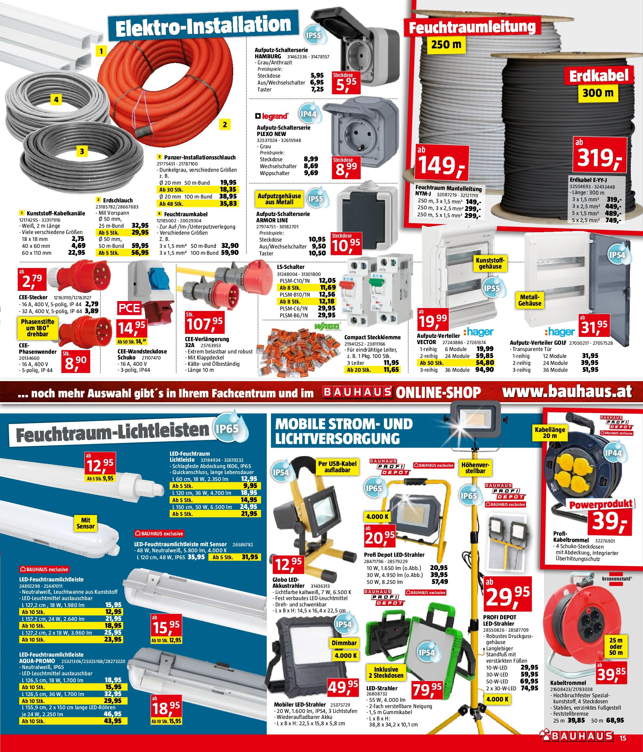 Bauhaus Prospekt aktuell von 17.06.2025 - Aktuelle Angebote | Seite: 15 | Produkte: Steckdose