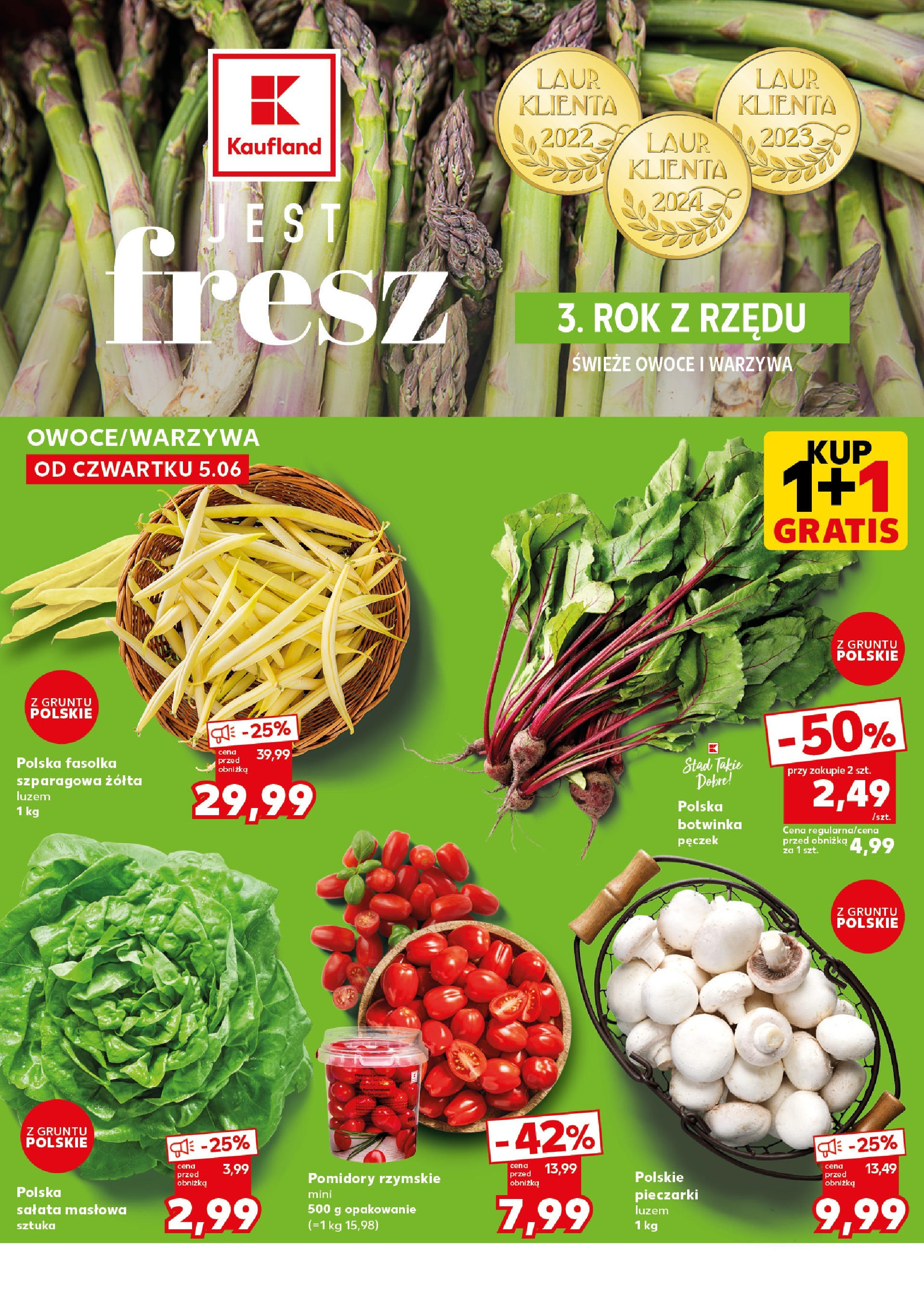 Kaufland gazetka - Super Sobota od 07.06.2025 - od jutra PDF | Strona: 8 | Produkty: Botwinka, Pomidory, Warzywa, Owoce