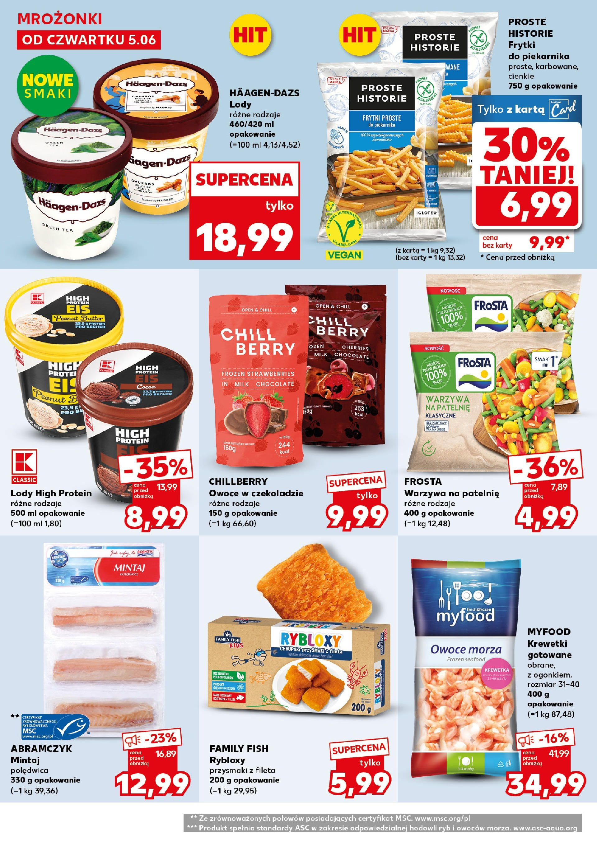 Kaufland gazetka - Super Sobota od 07.06.2025 - od jutra PDF | Strona: 14 | Produkty: Karta, Warzywa na patelnie, Patelnie, Owoce