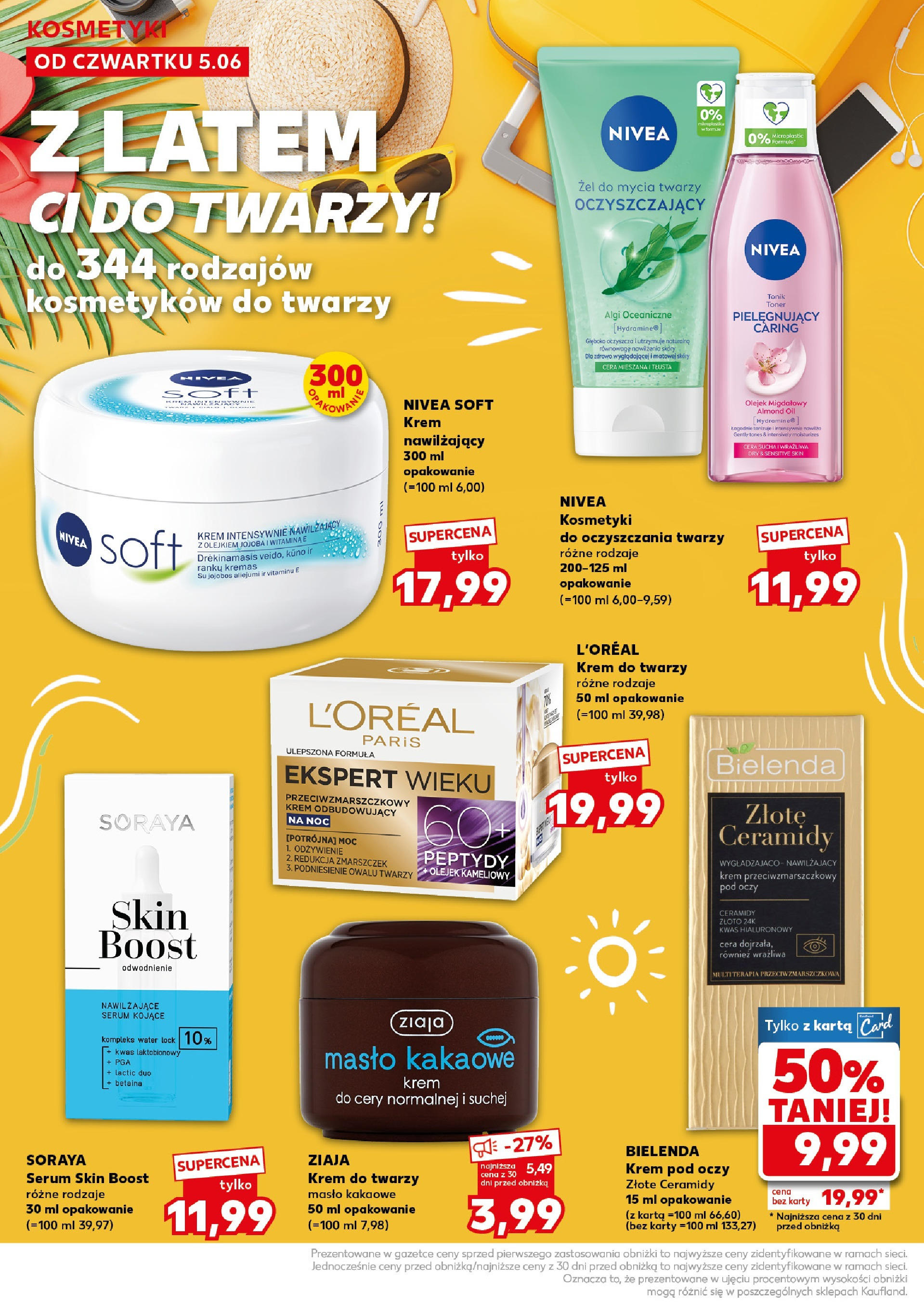 Kaufland gazetka - Super Sobota od 07.06.2025 - od jutra PDF | Strona: 20 | Produkty: Karta, Toner, Kosmetyki, Krem do twarzy