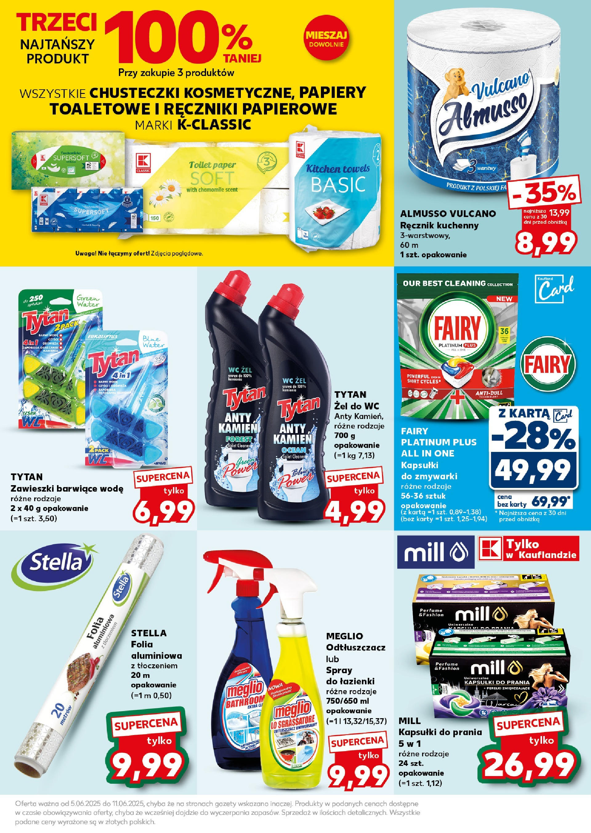 Kaufland gazetka - Super Sobota od 07.06.2025 - od jutra PDF | Strona: 23 | Produkty: Meglio, Karta, Fairy, Woda