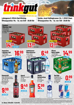 Trinkgut prospekt Cham	 gültig ab dem 08.06.2025