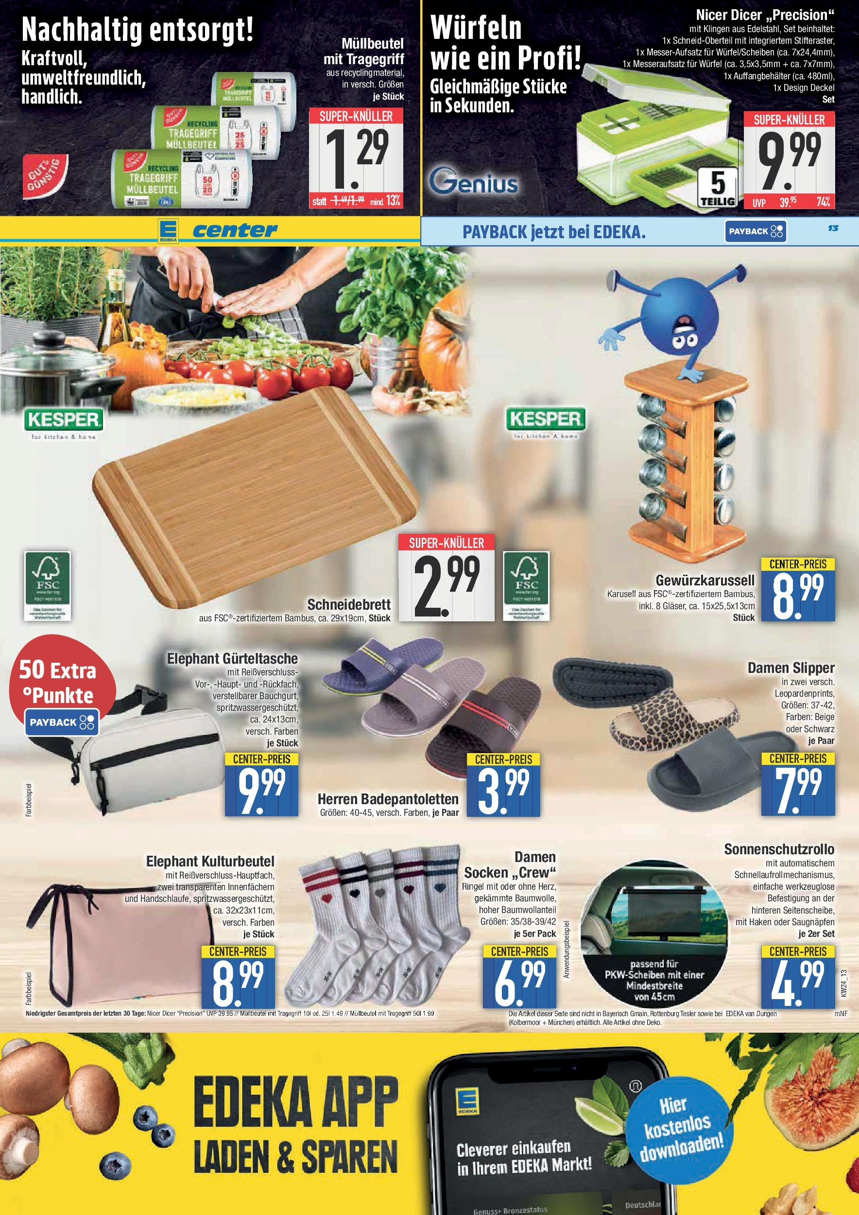 Edeka prospekt Bad Reichenhall	 (ab 08.06.2025) » Angebote Online | Seite: 13 | Produkte: Socken