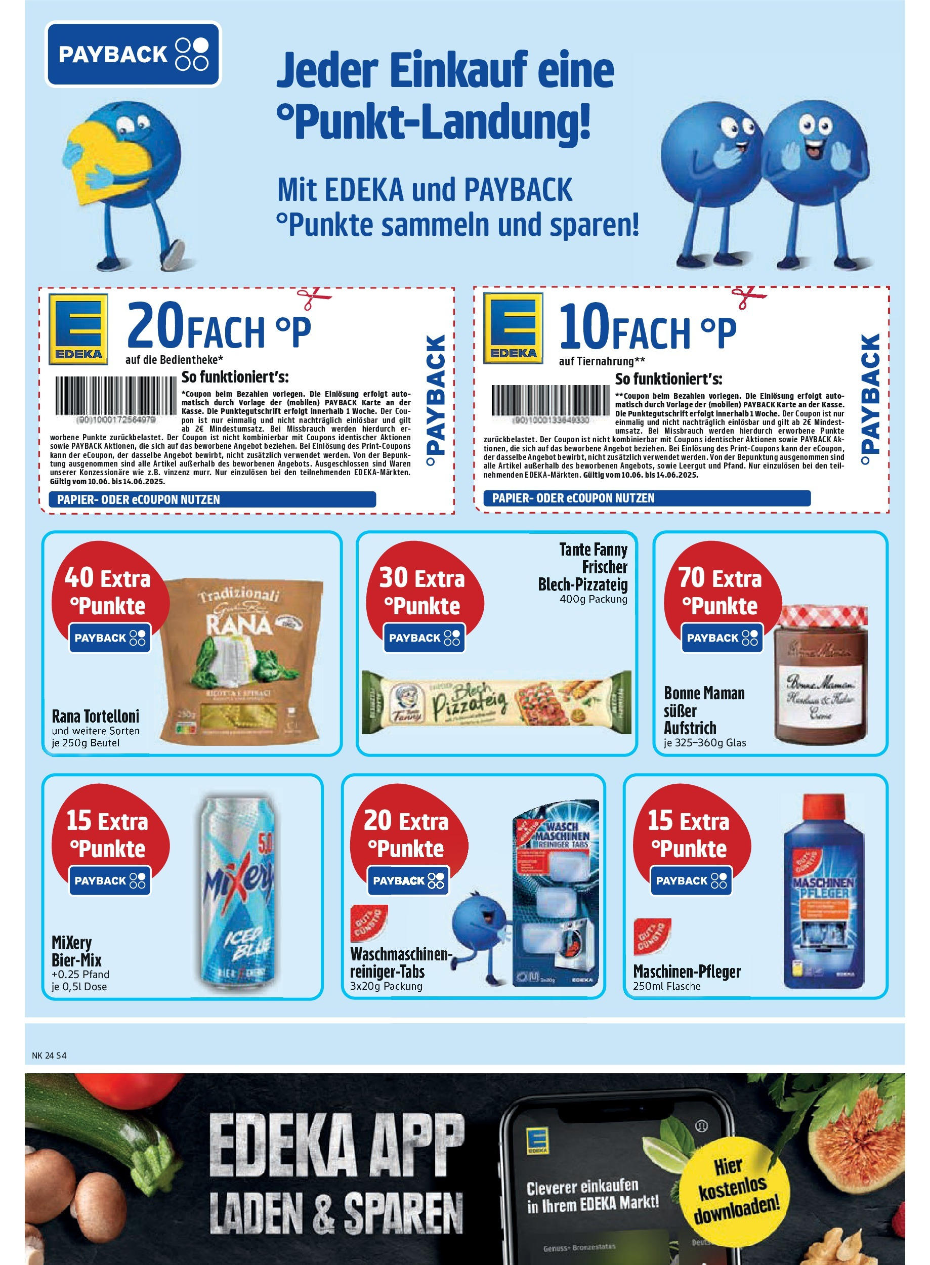 Edeka - EDEKA: Wochenangebote (ab 08.06.2025) » Angebote Online | Seite: 4 | Produkte: Pasta, Pizza, Mixery, Bonne maman