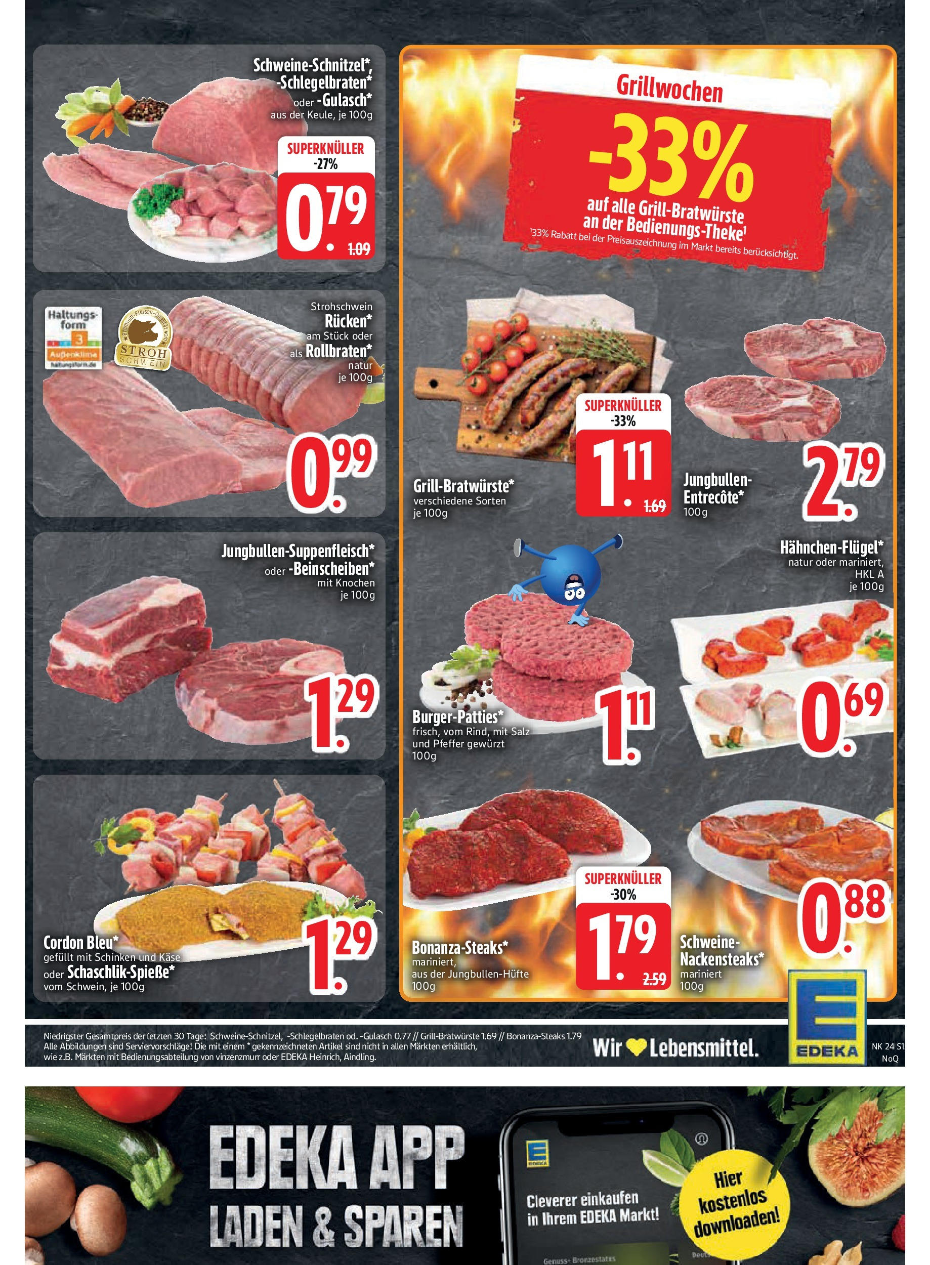 Edeka - EDEKA: Wochenangebote (ab 08.06.2025) » Angebote Online | Seite: 15 | Produkte: Käse, Entrecote, Gulasch, Pfeffer