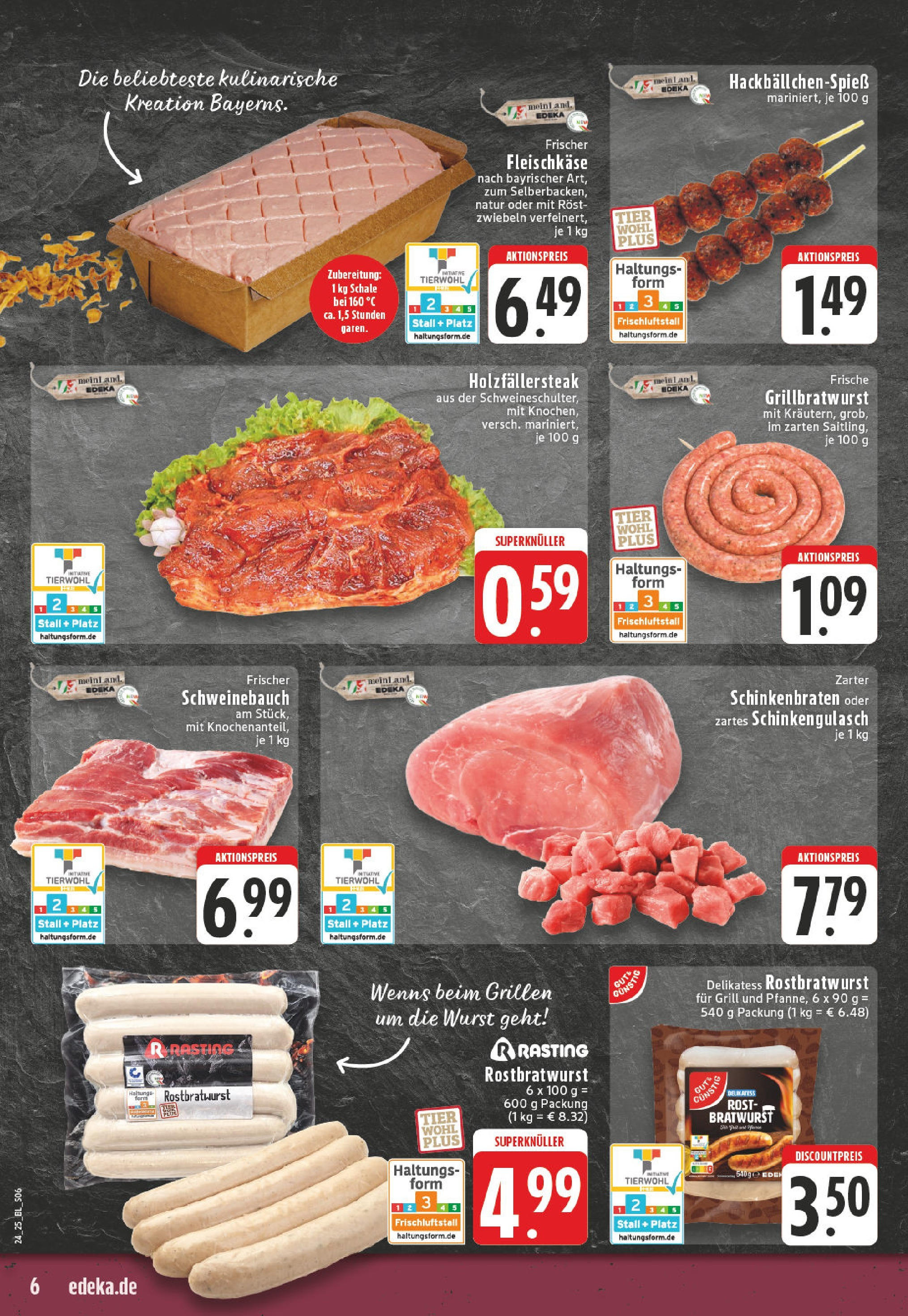 Edeka prospekt Detmold	 (ab 08.06.2025) » Angebote Online | Seite: 6 | Produkte: Grill, Bratwurst, Zwiebeln, Wurst