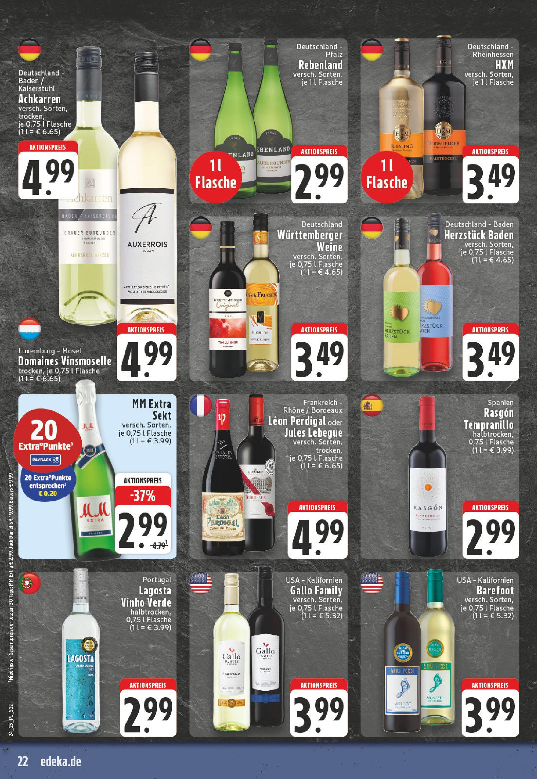 Edeka prospekt Titz	 (ab 08.06.2025) » Angebote Online | Seite: 22 | Produkte: Sekt, Jack Daniel's, Salz, Baileys