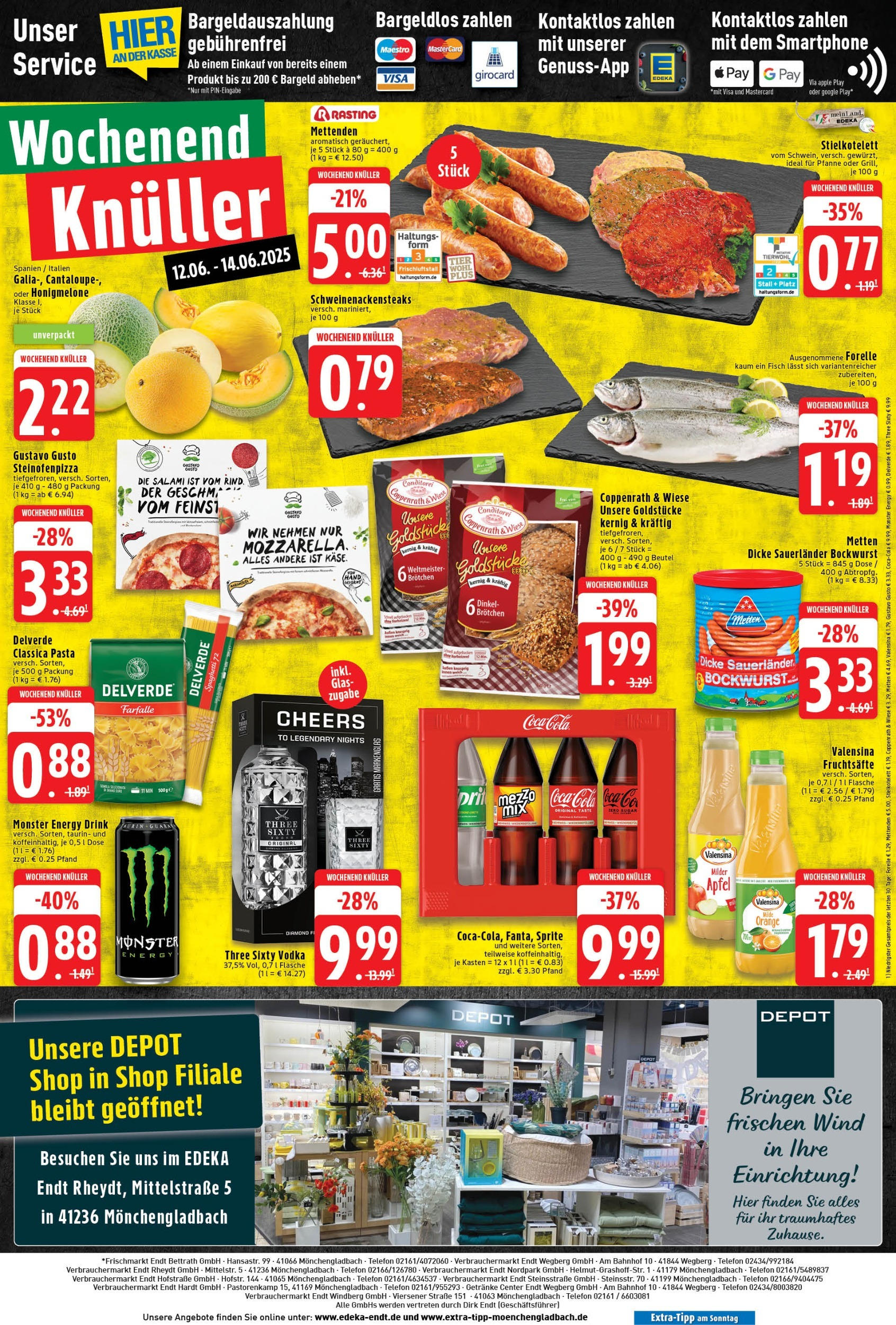 Edeka prospekt Wegberg	 (ab 08.06.2025) » Angebote Online | Seite: 8 | Produkte: Gustavo gusto, Energy, Mozzarella, Fisch