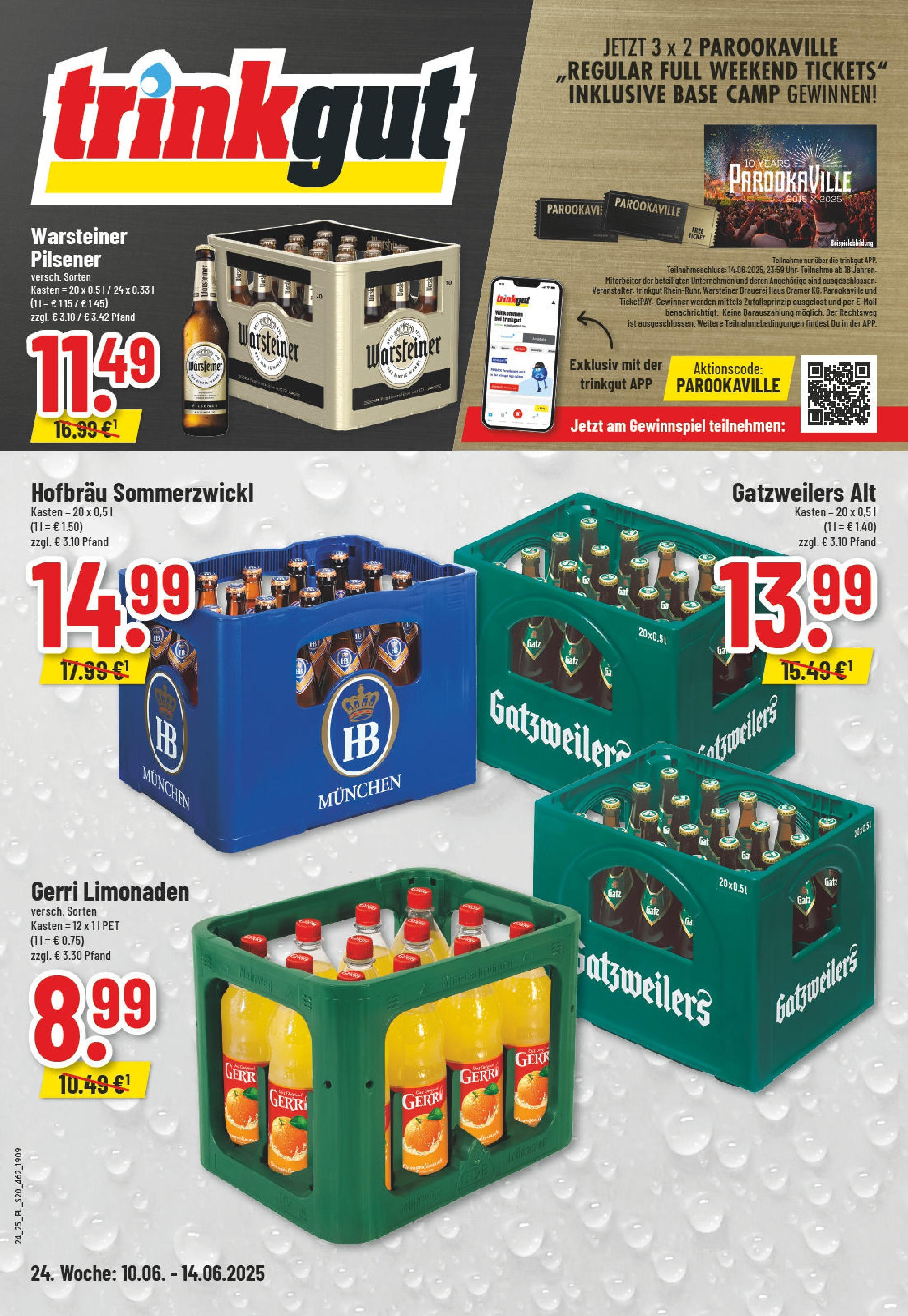 Edeka prospekt Moers-Rheinkamp	 (ab 08.06.2025) » Angebote Online | Seite: 20 | Produkte: Warsteiner